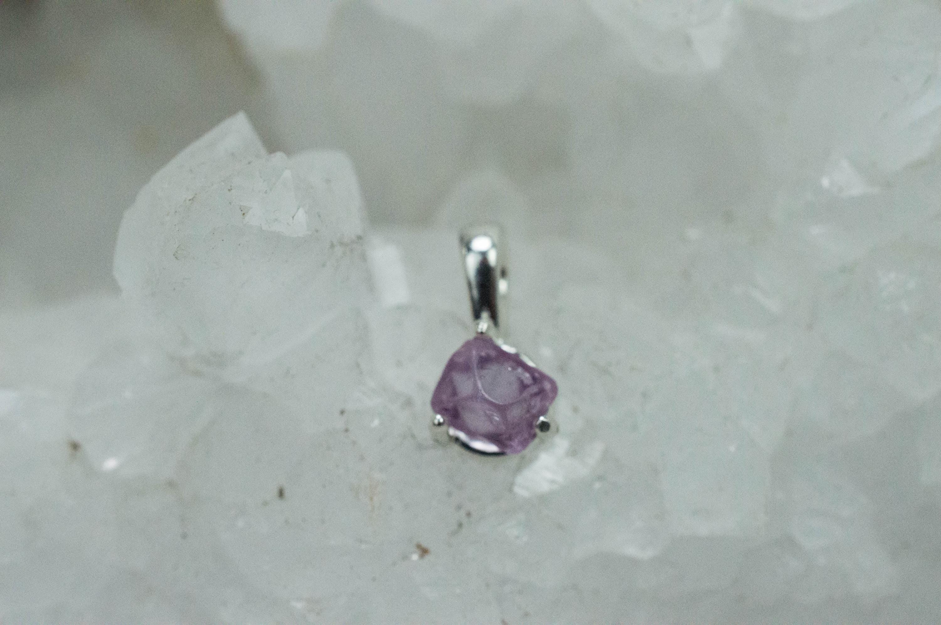 Pink Spinel Pendant; Natural Untreated Burma Spinel; 1.150cts - Mark Oliver Gems