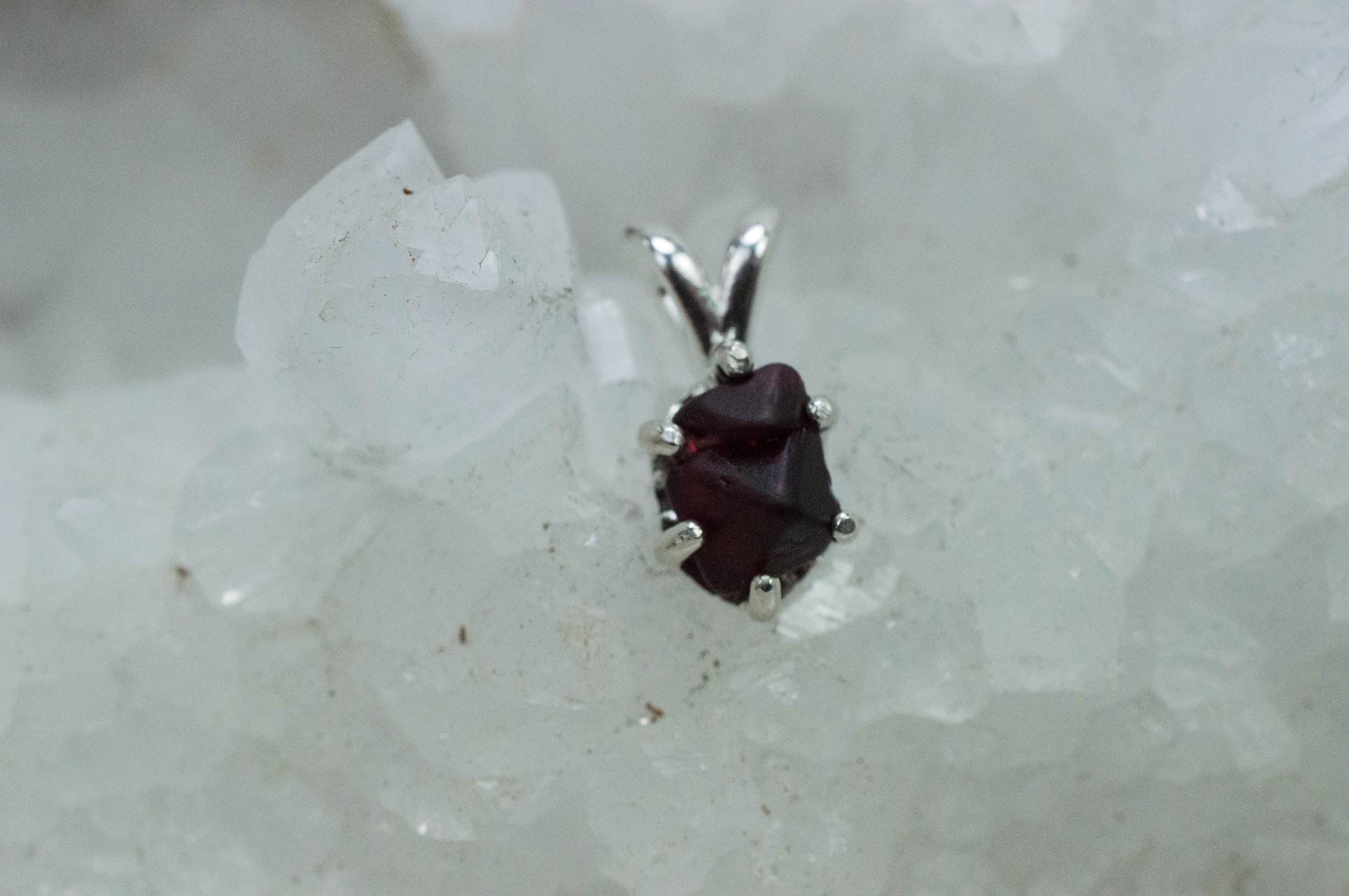 Red Spinel Pendant; Natural Untreated Burma Spinel; 1.980cts - Mark Oliver Gems