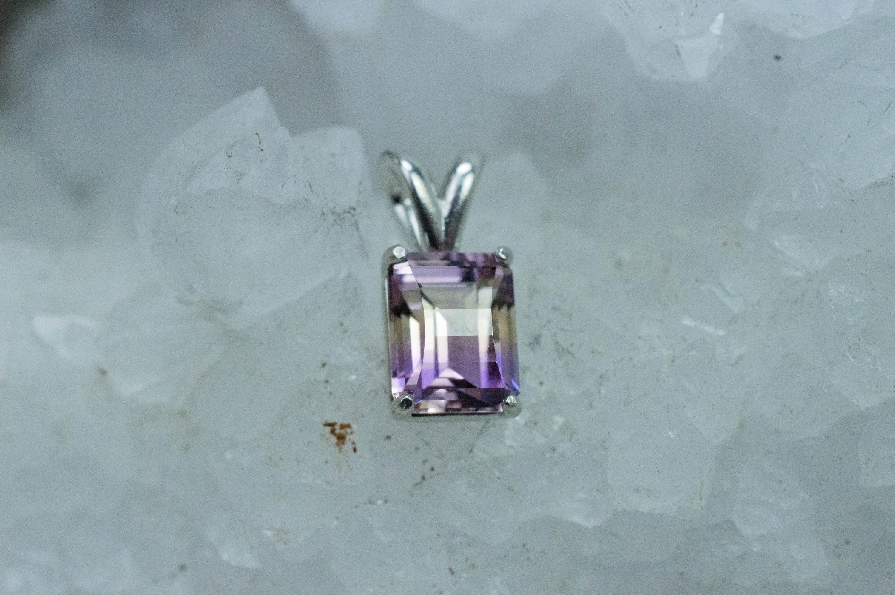 Ametrine Pendant; Natural Untreated Bolivia Ametrine; 2.065cts - Mark Oliver Gems