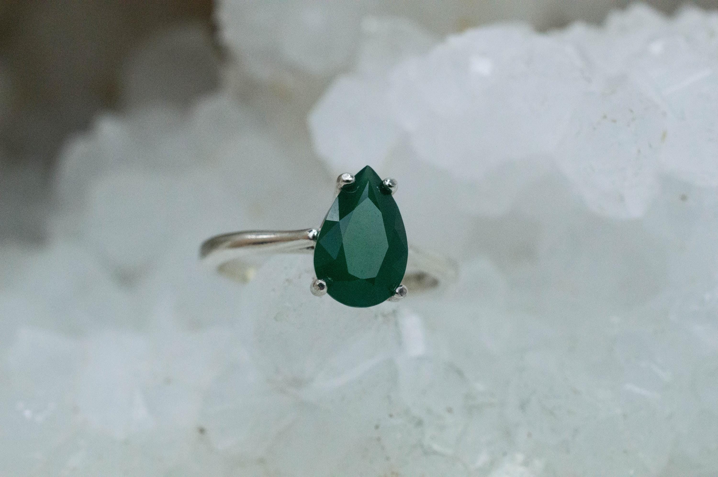 Chrome Chalcedony Ring; Natural Untreated Zimbabwe Chalcedony; 1.430cts - Mark Oliver Gems