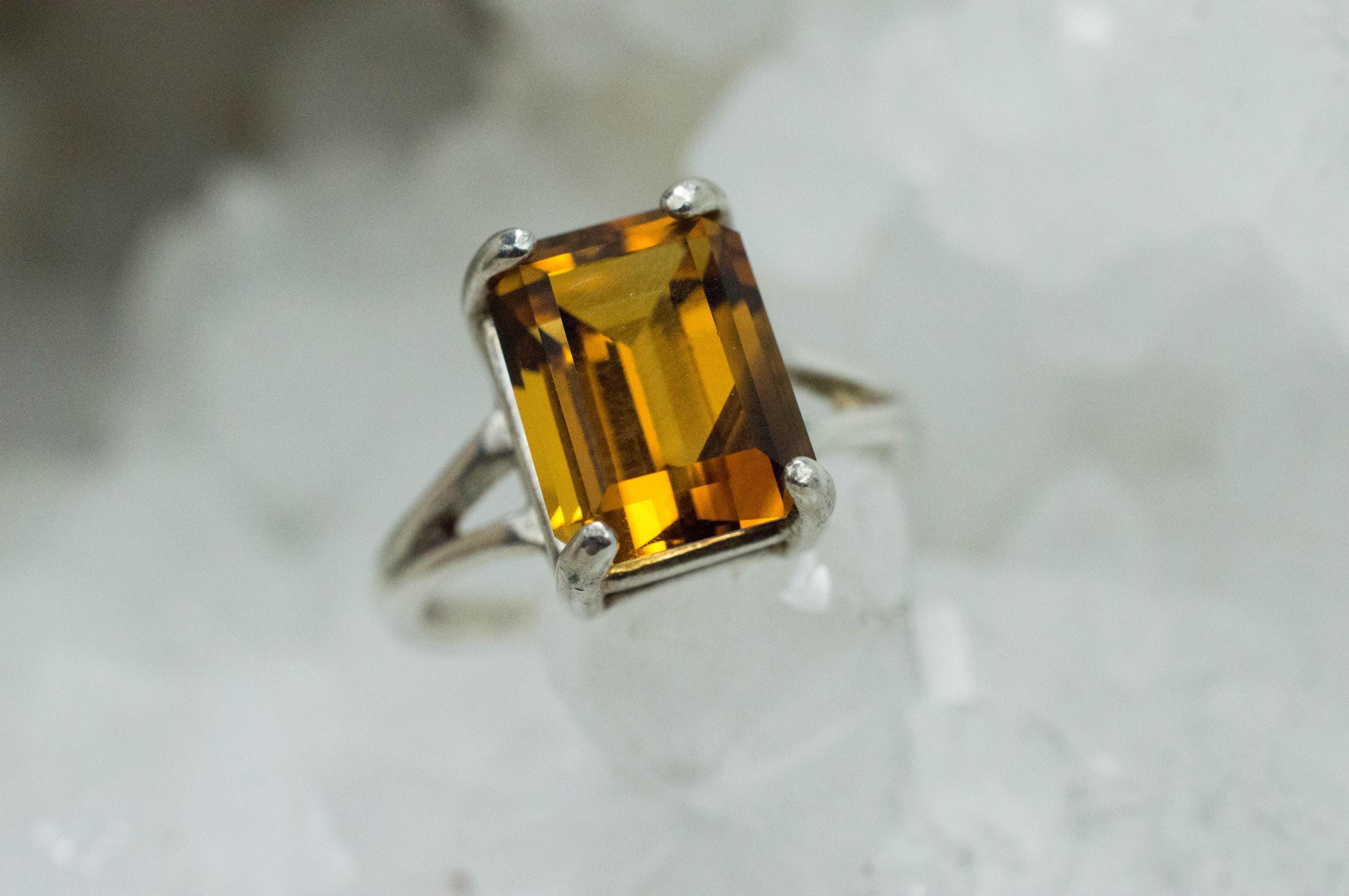 Smoky Quartz Ring, Natural Untreated Congo Smokey Quartz; 3.635cts - Mark Oliver Gems