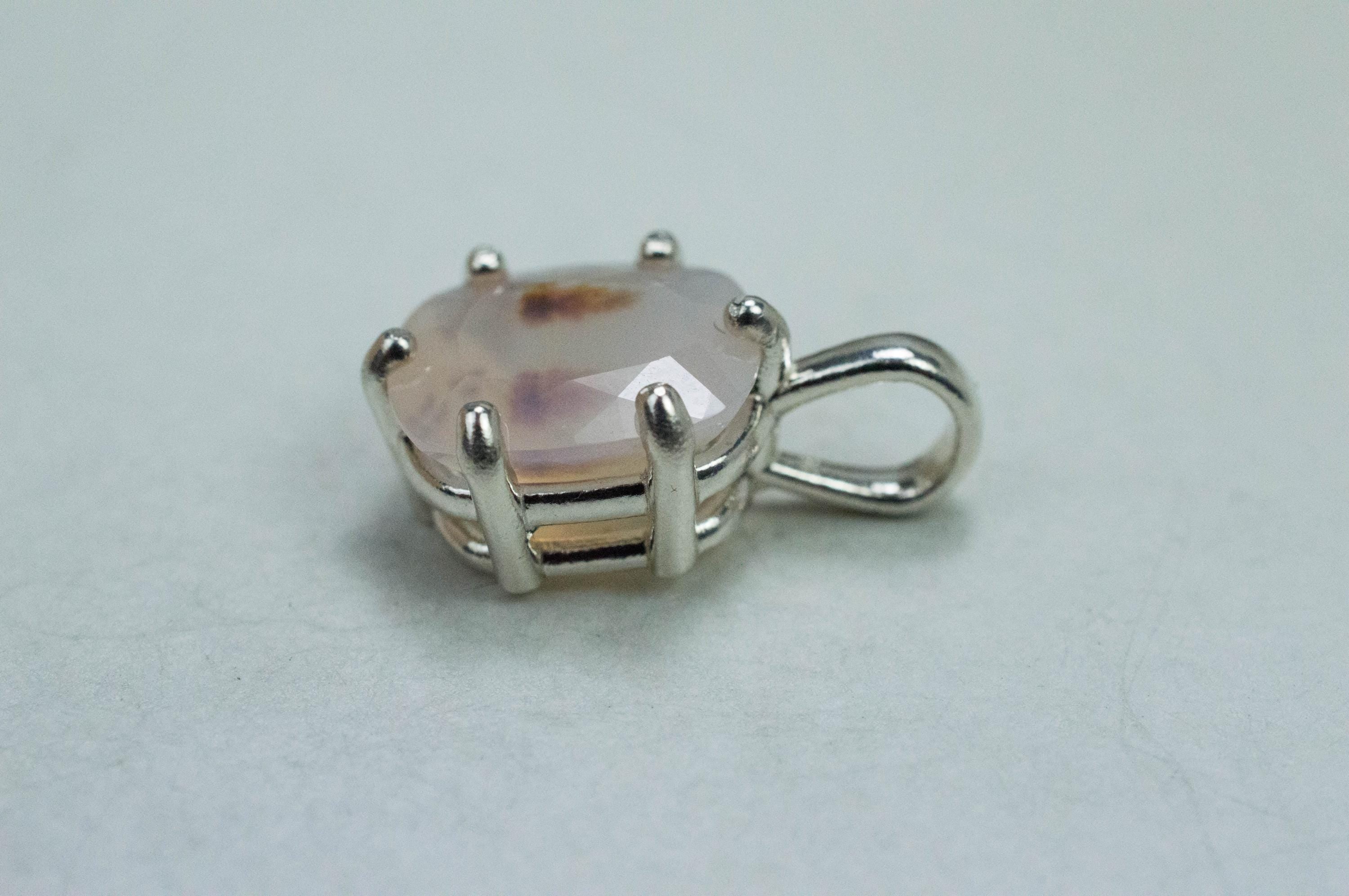Montana Moss Agate Pendant, Natural Untreated USA Agate; 4.435cts - Mark Oliver Gems