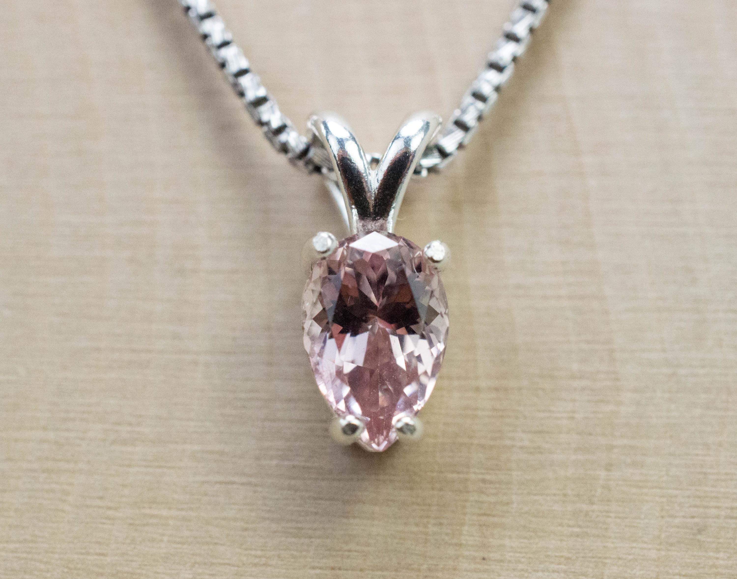 Pink Tourmaline Pendant, Natural Untreated San Diego Tourmaline; 1.325cts - Mark Oliver Gems