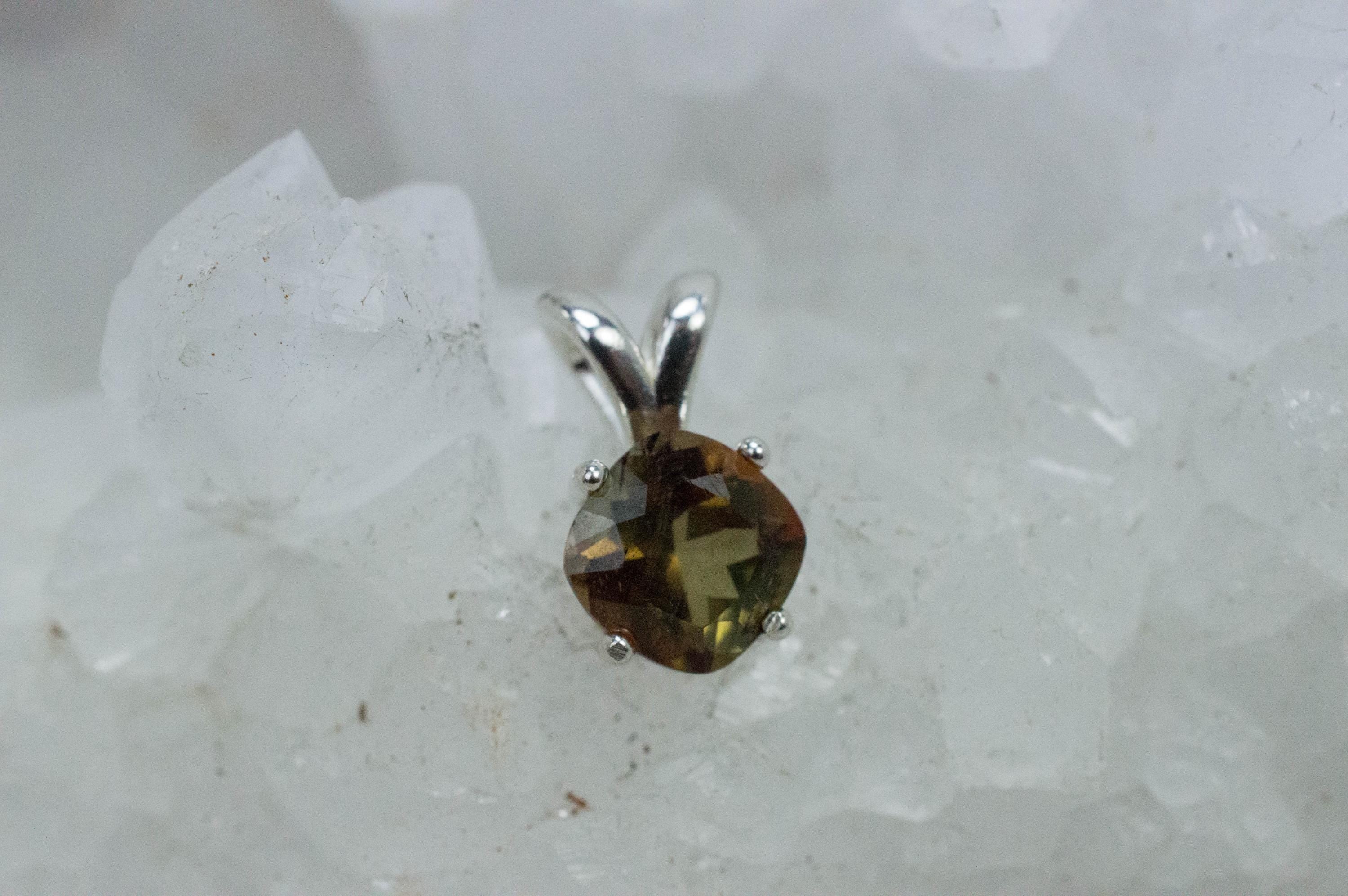 Andalusite Pendant, Natural Untreated Brazil Andalusite; 1.460cts - Mark Oliver Gems