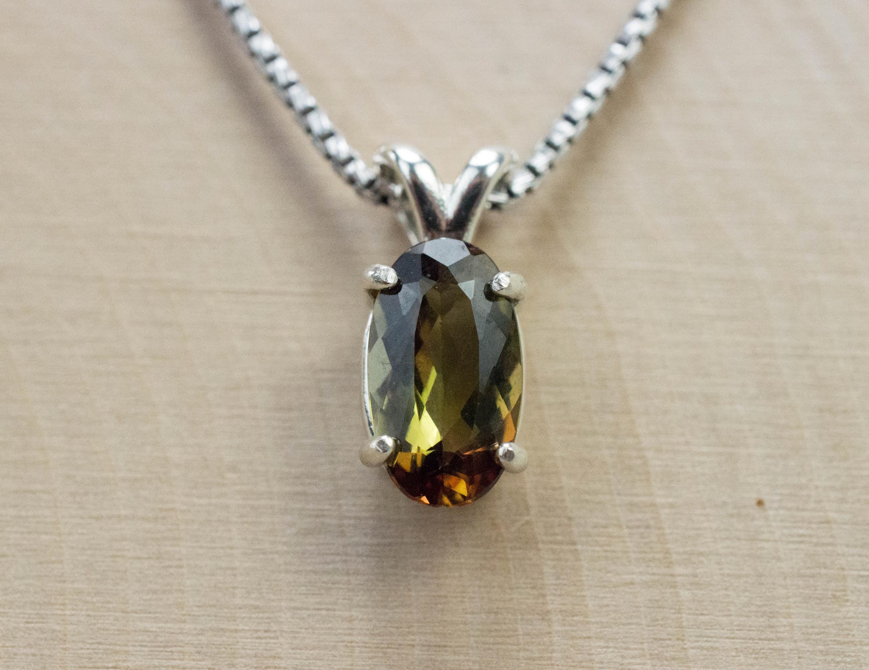 Andalusite Pendant, Natural Untreated Brazil Andalusite; 1.920cts - Mark Oliver Gems