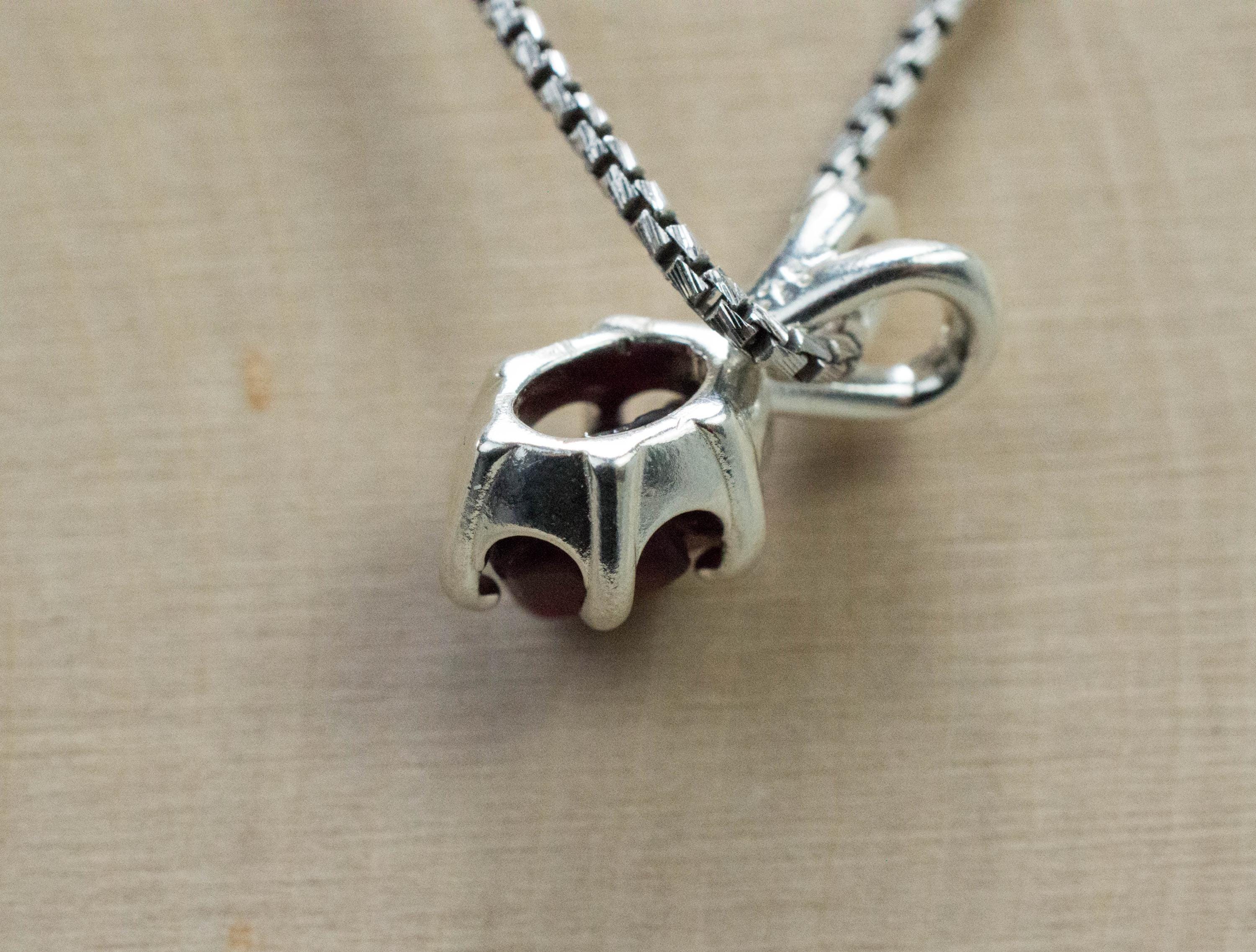 Red Spinel Pendant; Natural Untreated Burma Spinel; 1.980cts - Mark Oliver Gems