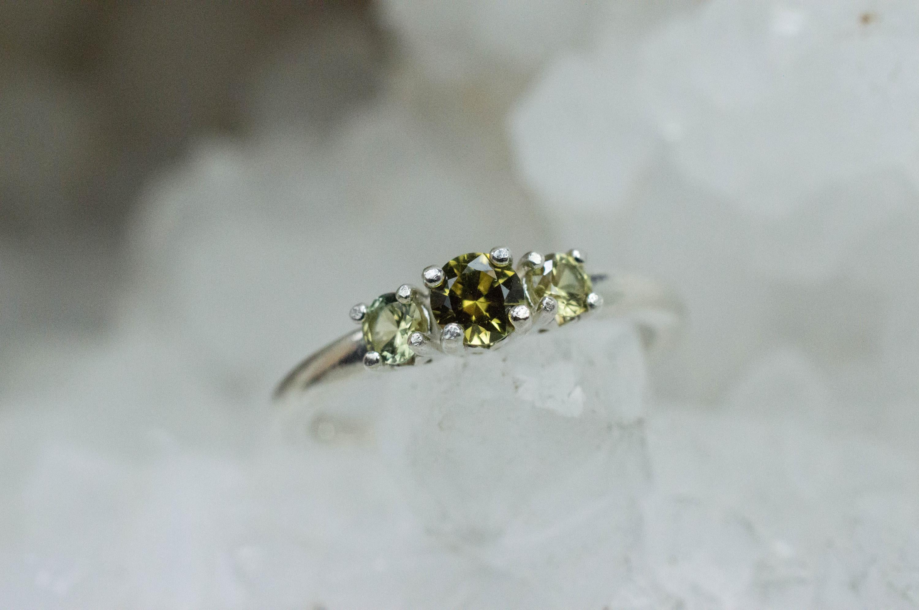 Sapphire Ring, Natural Untreated Madagascar Yellow Sapphire; 0.525cts - Mark Oliver Gems