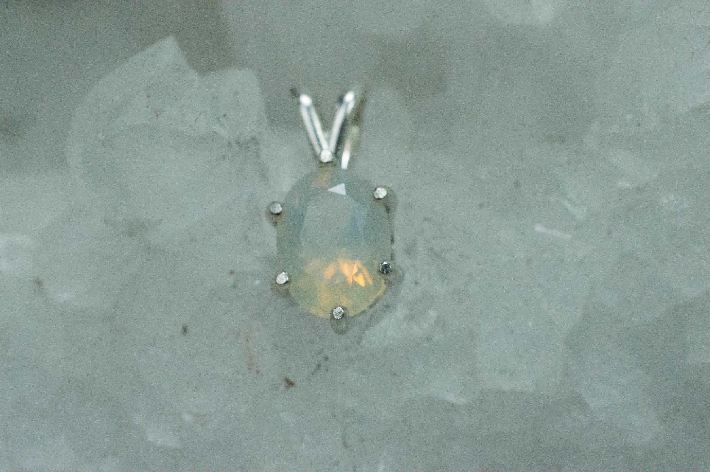 Opal Pendant, Natural Untreated Australia Opal; 1.590cts - Mark Oliver Gems