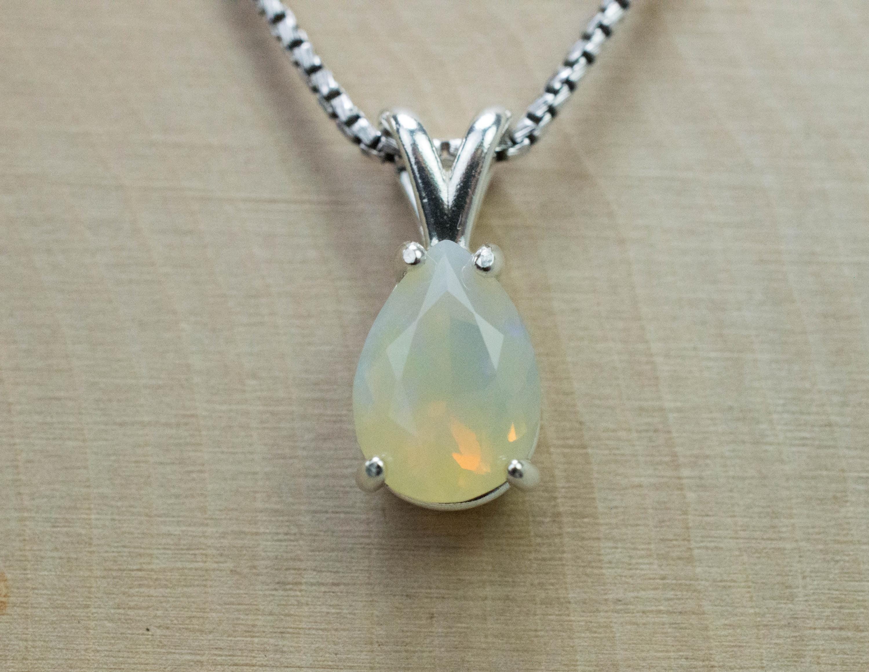 Opal Pendant, Natural Untreated Australia Opal; 2.035cts - Mark Oliver Gems