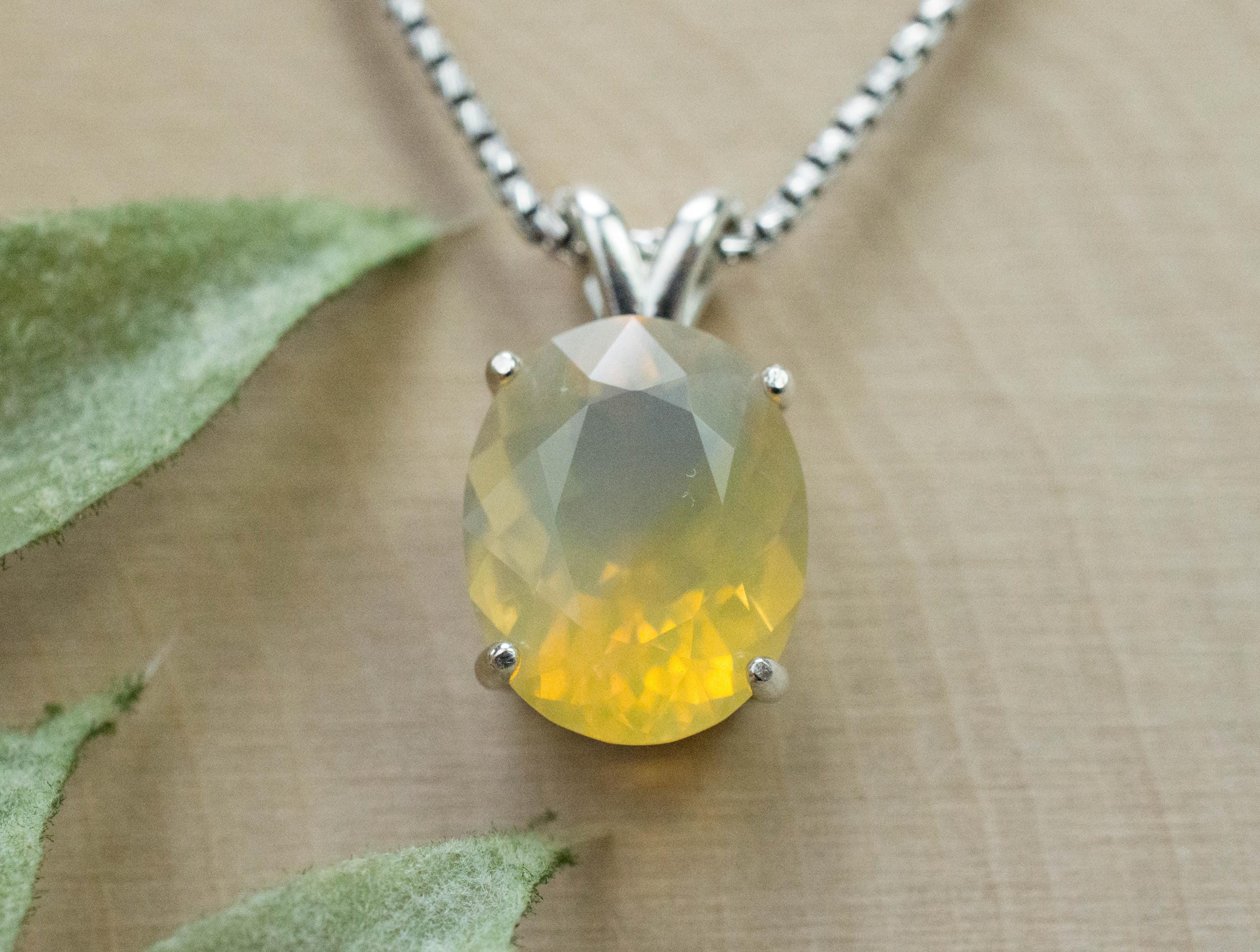 Opal Pendant, Natural Untreated Australia Opal; 3.825cts - Mark Oliver Gems