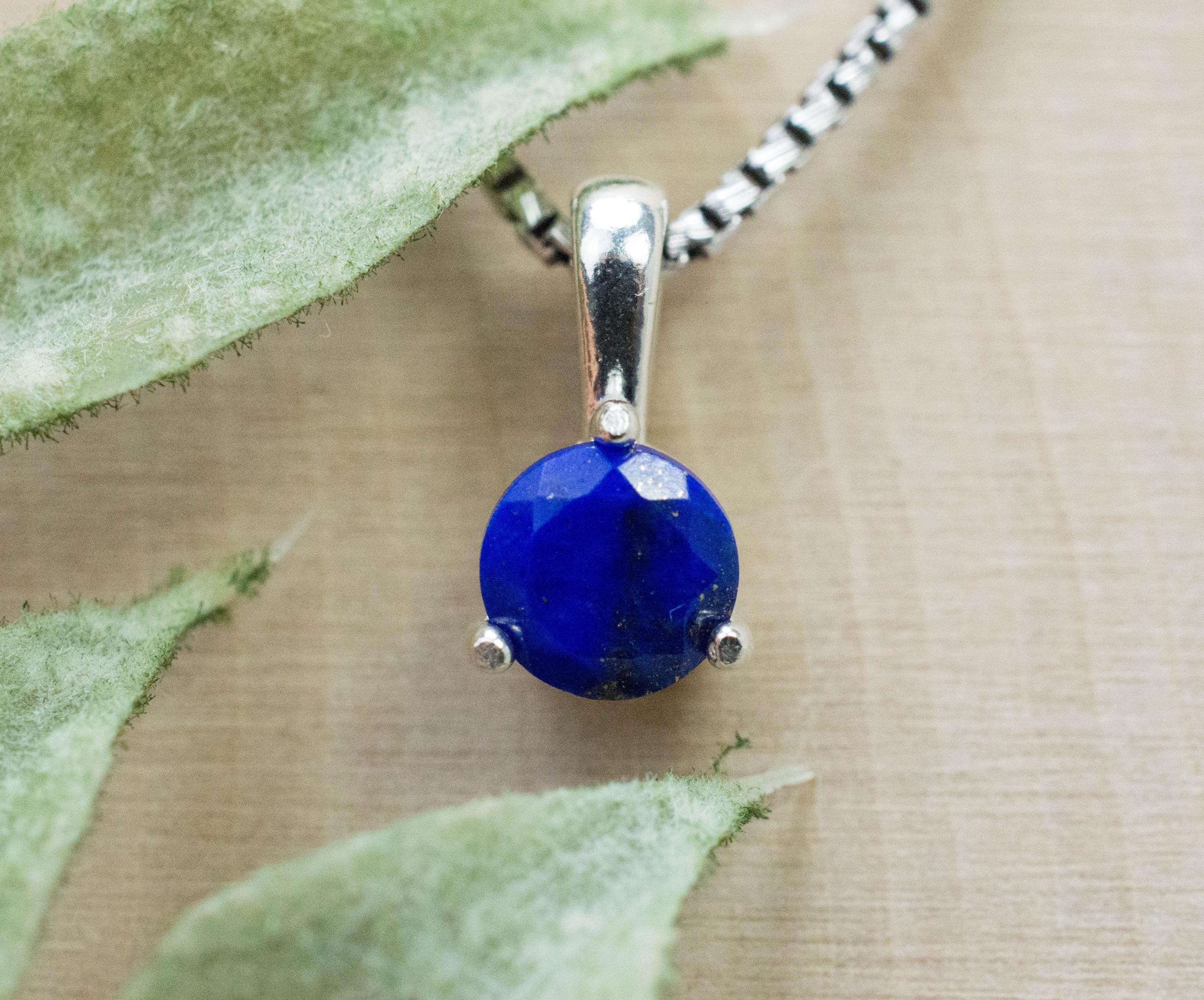 Lapis Lazuli Pendant; Natural Untreated Afghanistan Lapis; 0.910cts - Mark Oliver Gems