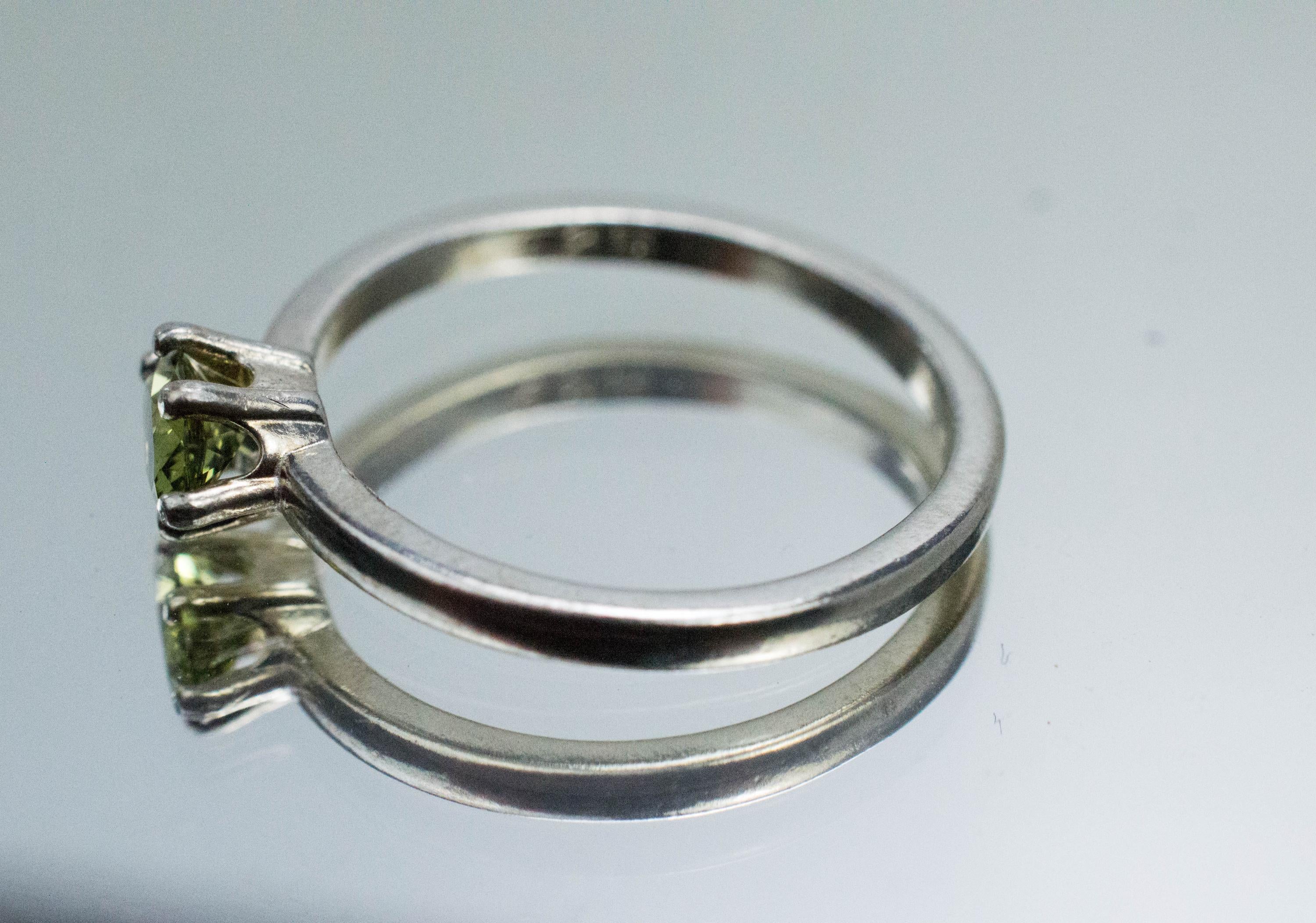 Sapphire Ring, Natural Untreated Madagascar Yellow Sapphire; 0.480cts - Mark Oliver Gems