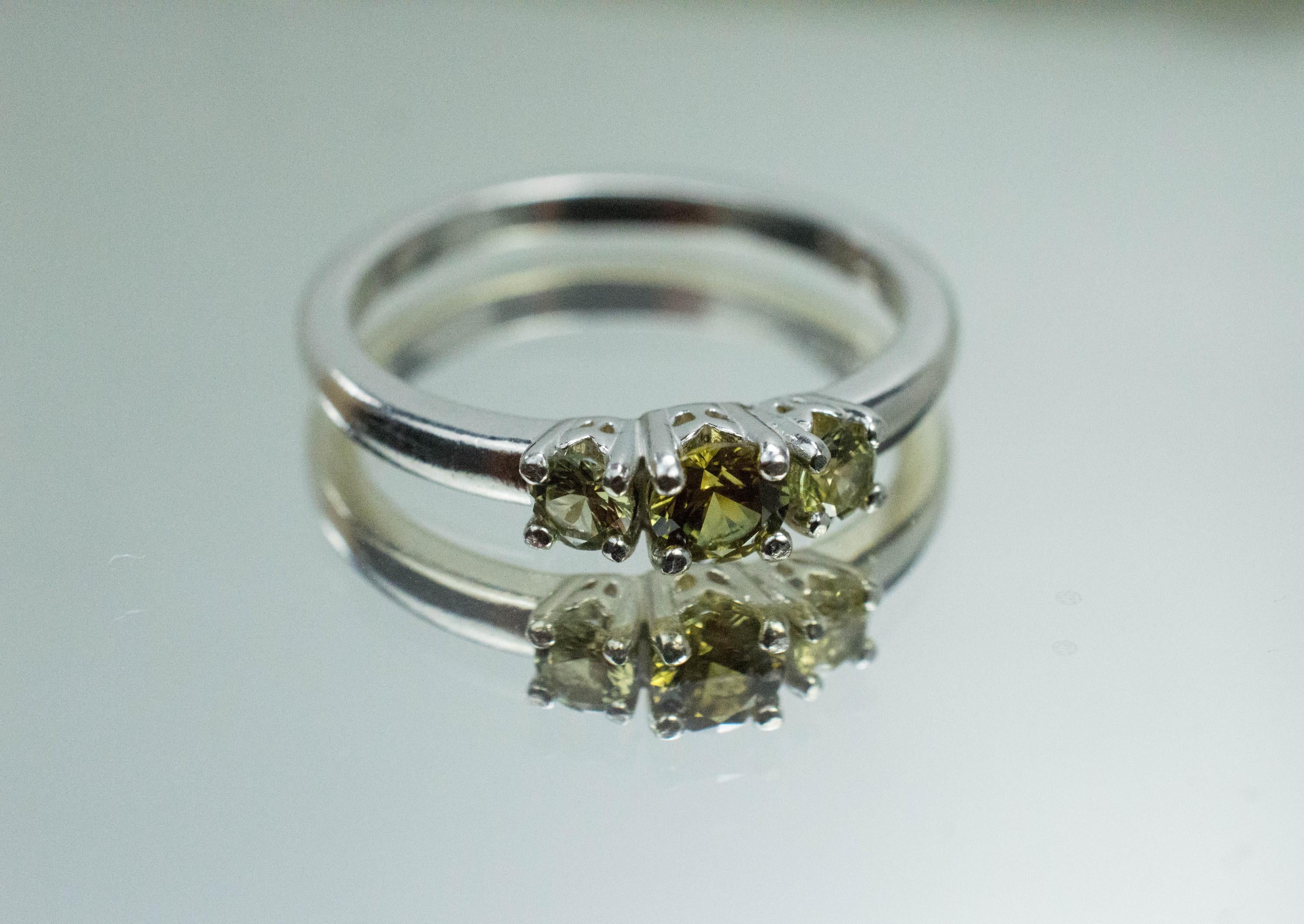 Sapphire Ring, Natural Untreated Madagascar Yellow Sapphire; 0.525cts - Mark Oliver Gems