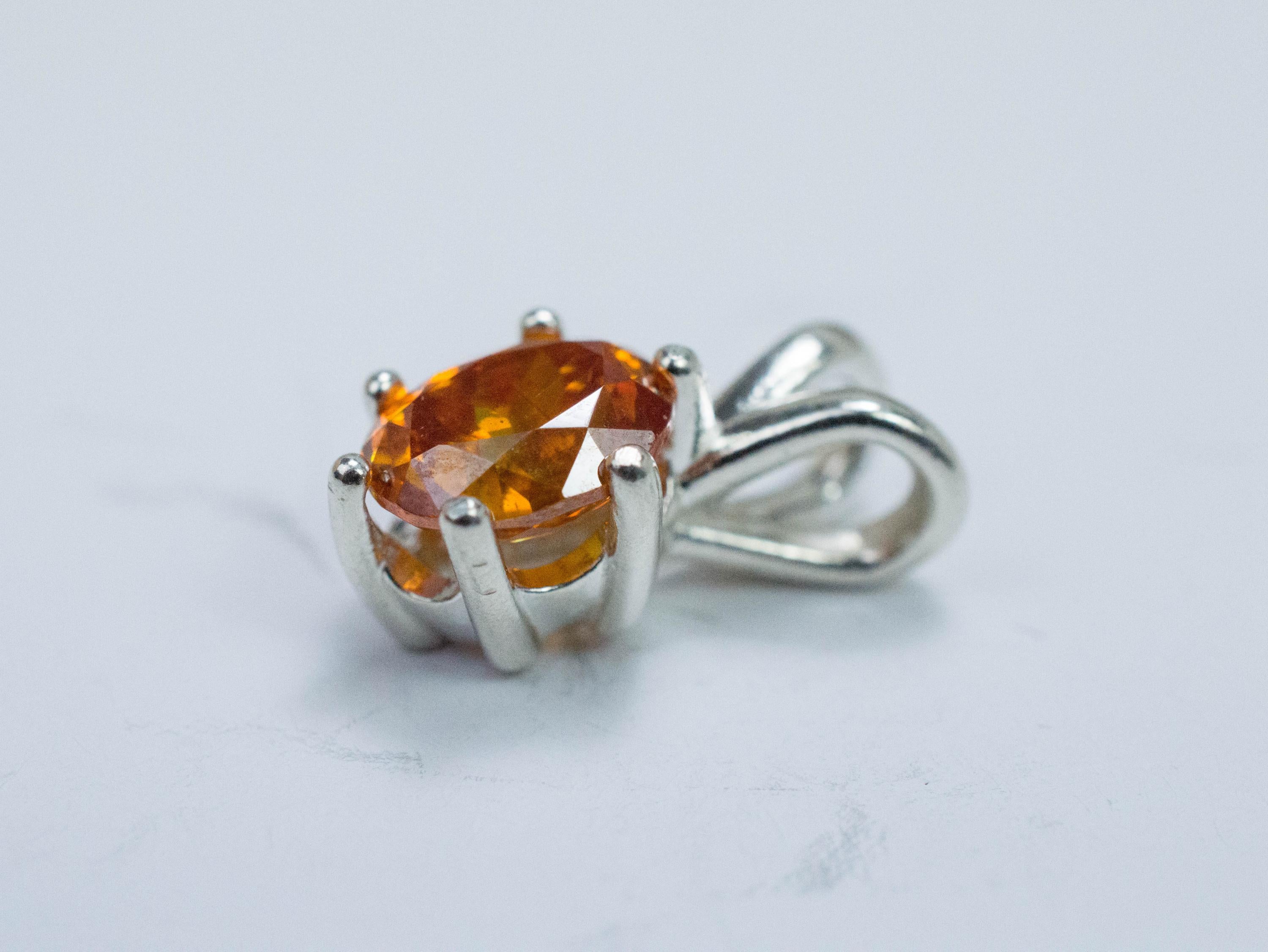 Sphalerite Pendant; Natural Untreated Spanish Sphalerite; 1.670cts - Mark Oliver Gems