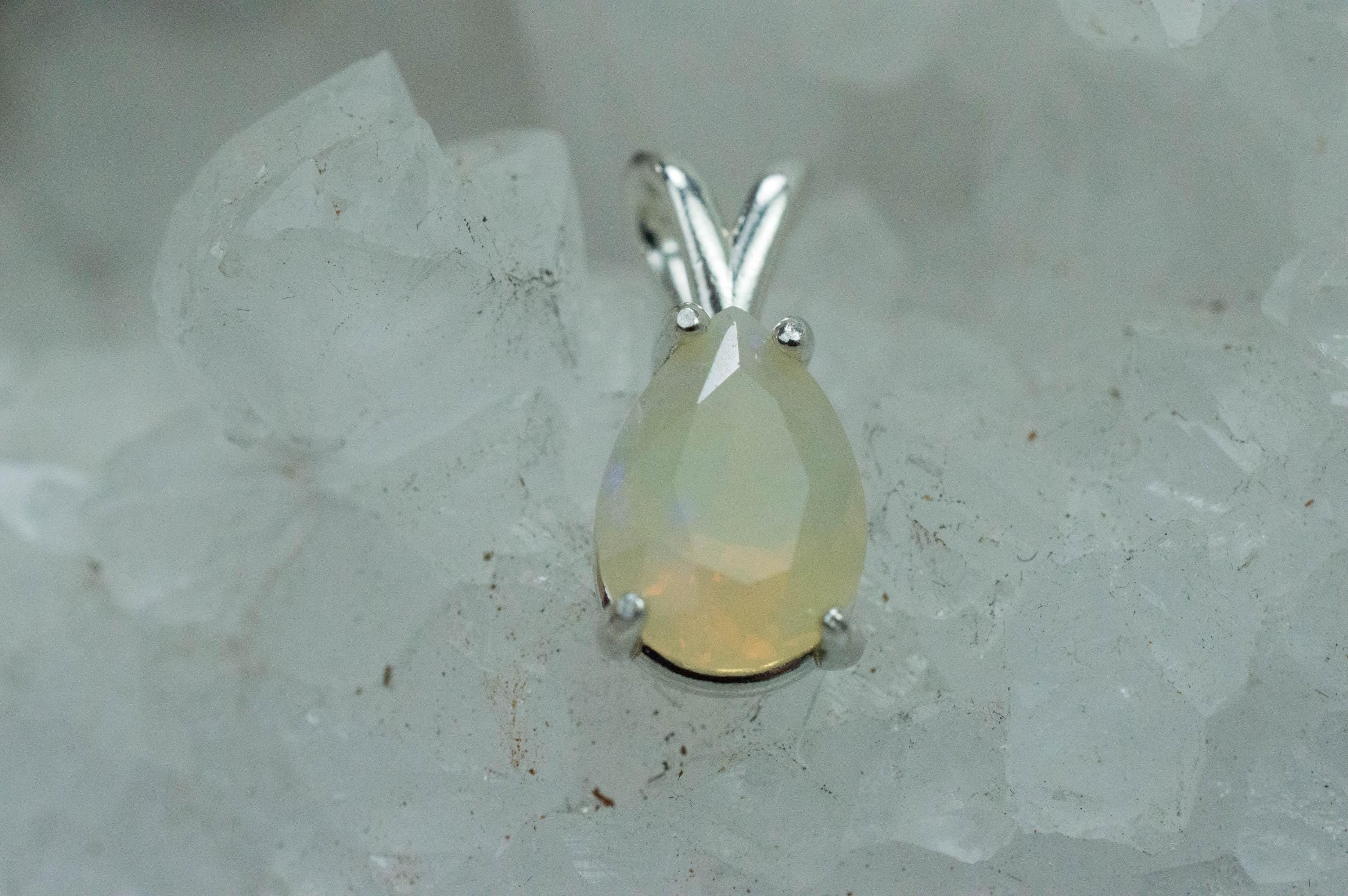 Opal Pendant, Natural Untreated Australia Opal; 2.035cts - Mark Oliver Gems