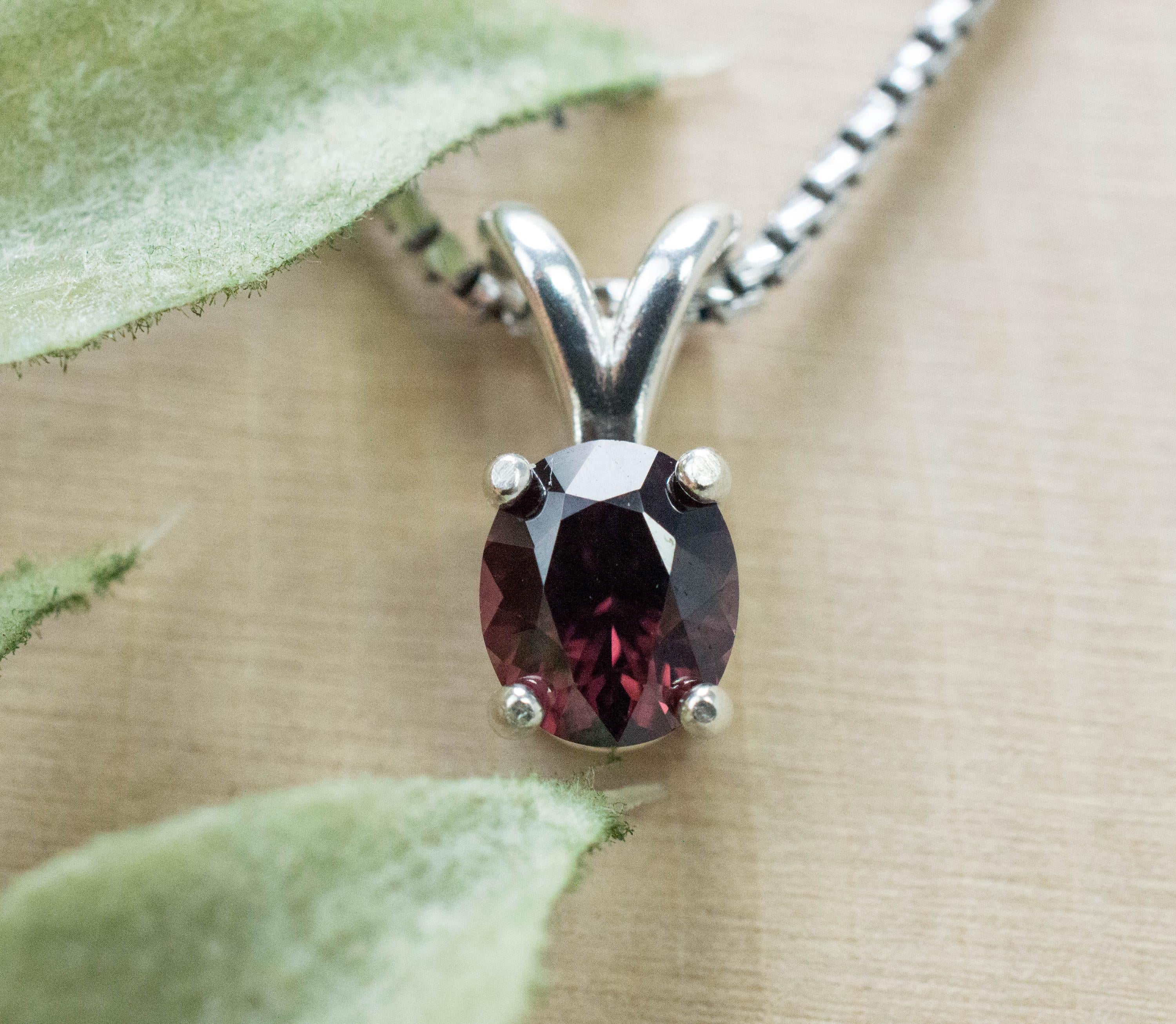 Zircon Pendant, Natural Untreated Tanzania Pink Zircon; 1.260cts - Mark Oliver Gems