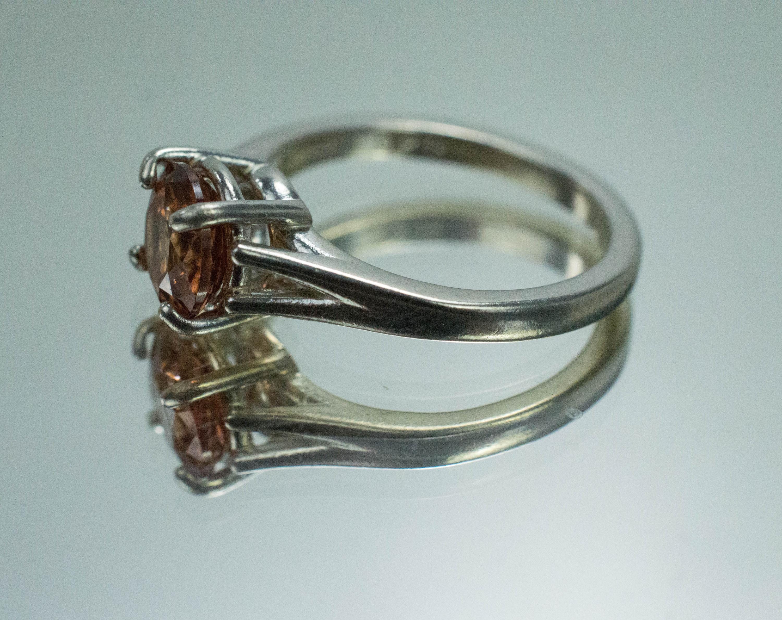 Zircon Ring; Genuine Untreated Tanzania Champagne Zircon; 2.470cts - Mark Oliver Gems