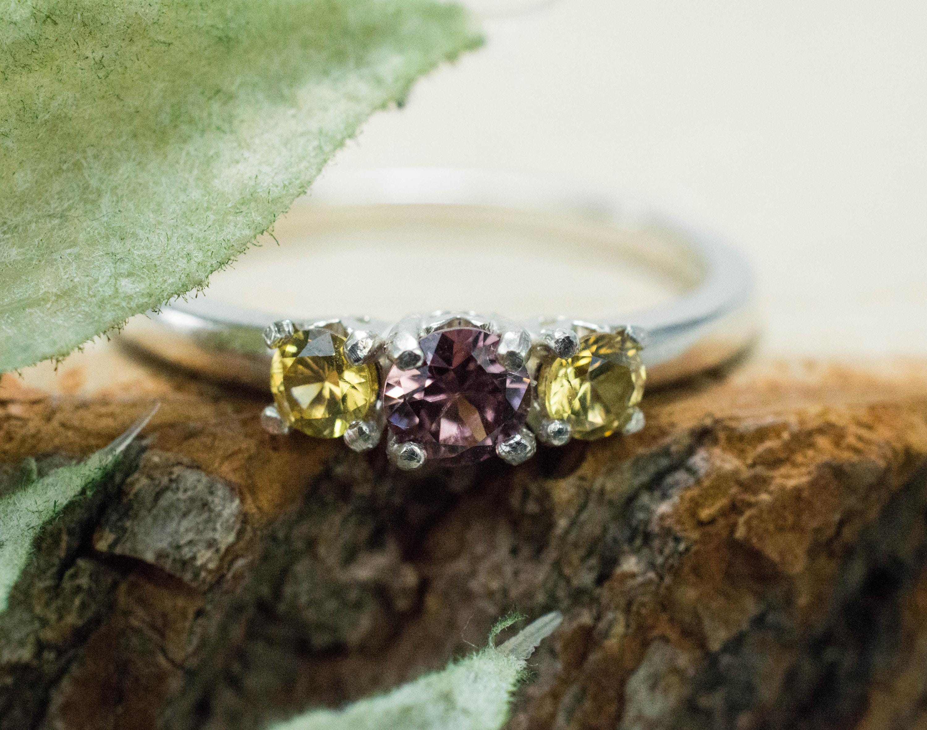 Zircon Ring; Genuine Untreated Tanzania Zircon; 0.310cts - Mark Oliver Gems