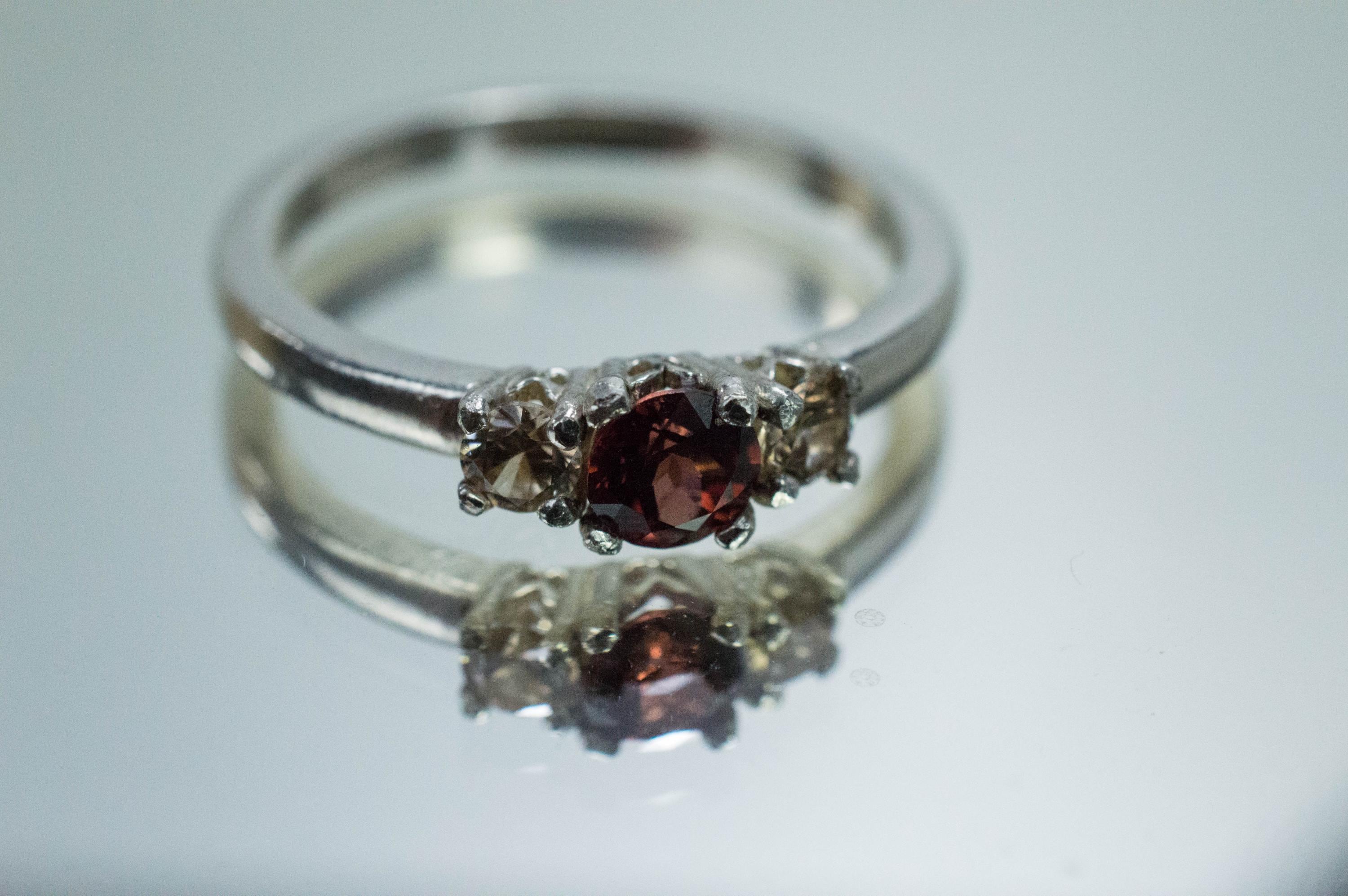 Zircon Ring; Genuine Untreated Tanzania Zircon; 0.420cts - Mark Oliver Gems