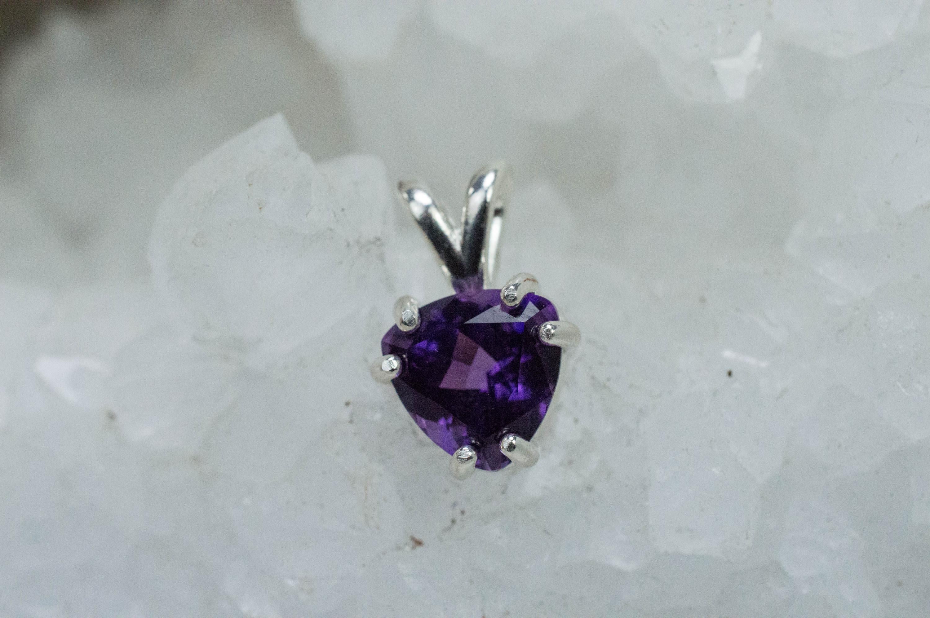 Amethyst Pendant, Natural Untreated Uruguay Amethyst; 2.285cts - Mark Oliver Gems