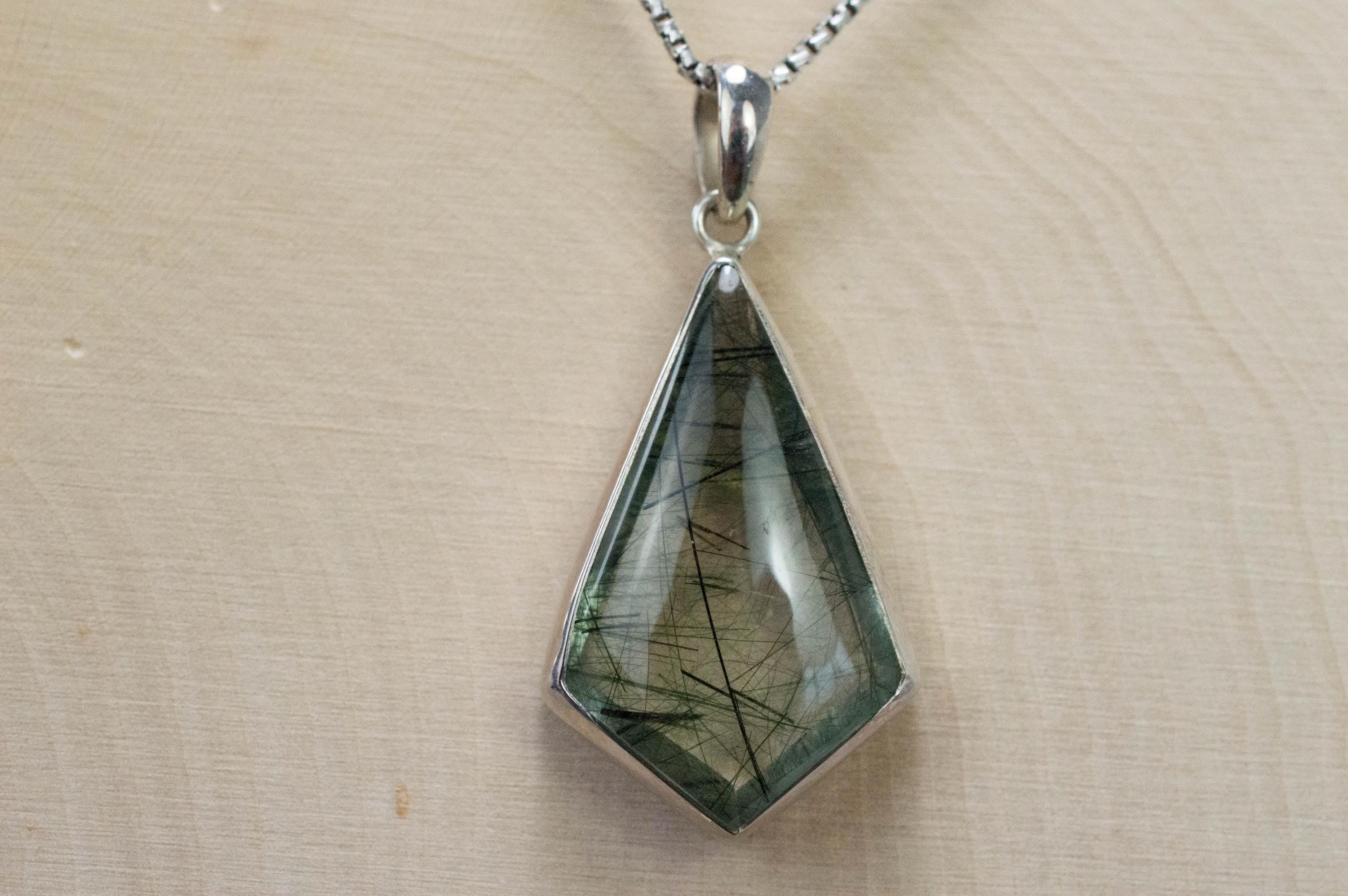 Edenite Quartz Pendant, Natural Untreated Madagascar Quartz; 19.170cts - Mark Oliver Gems
