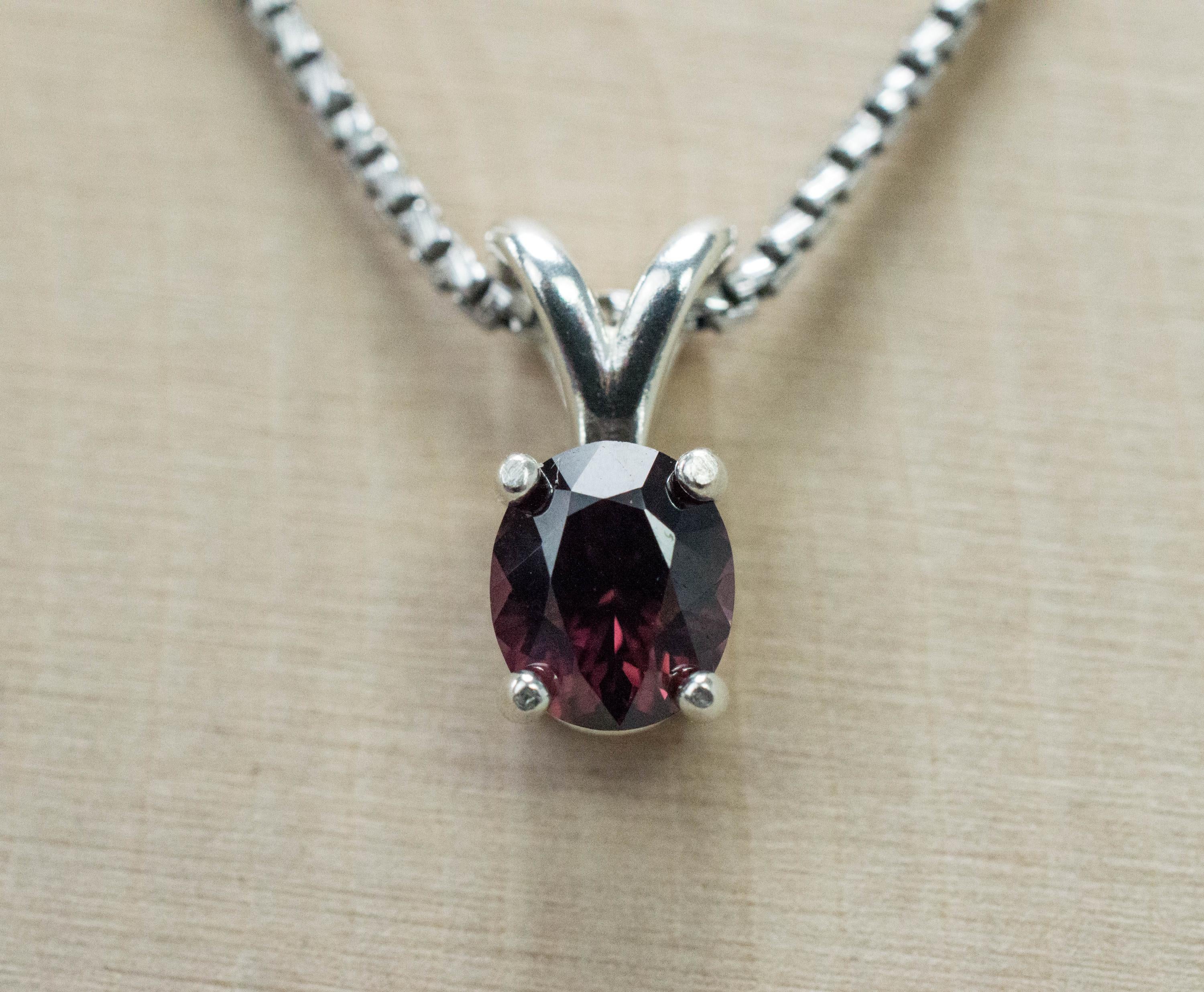 Zircon Pendant, Natural Untreated Tanzania Pink Zircon; 1.260cts - Mark Oliver Gems