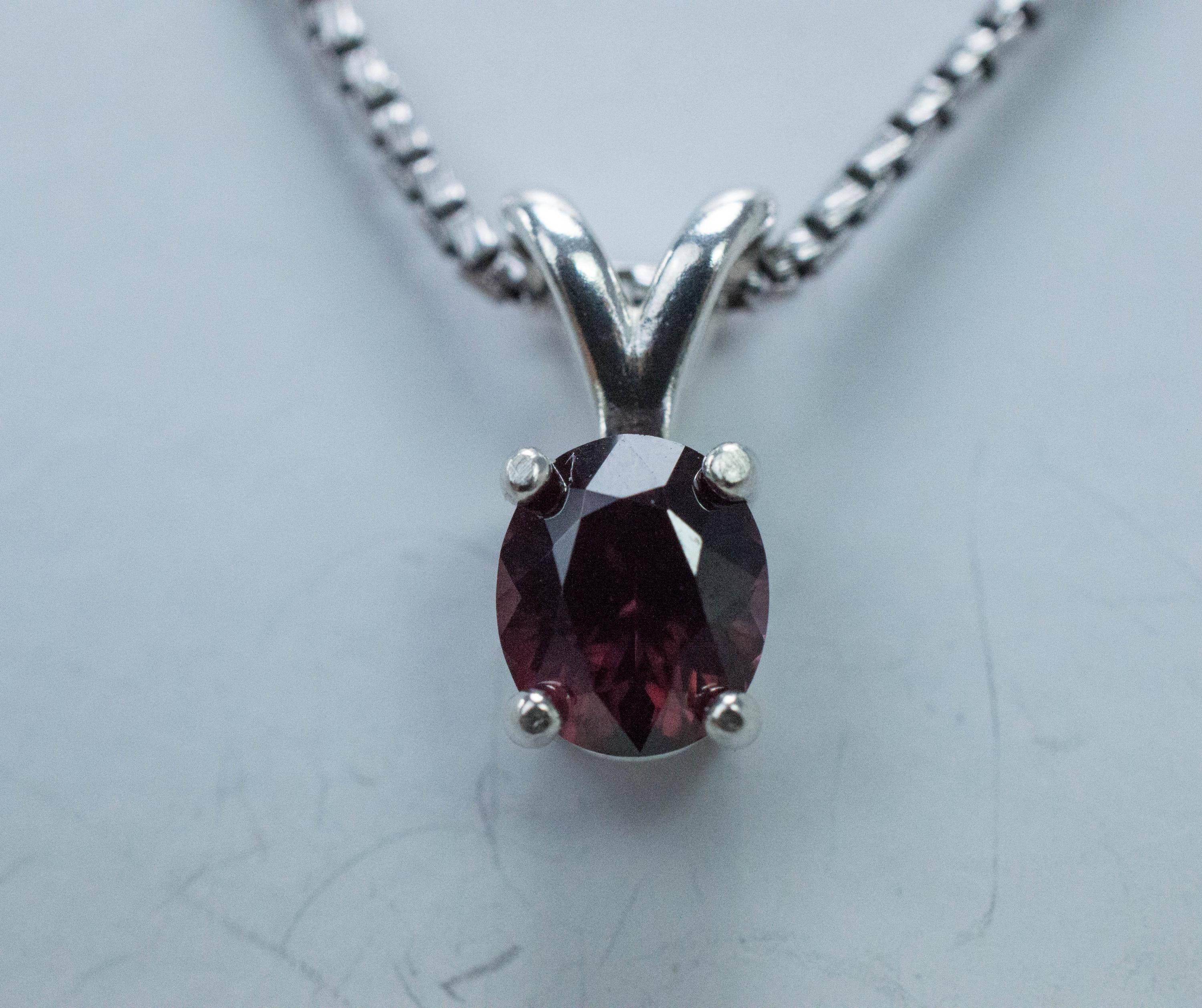 Zircon Pendant, Natural Untreated Tanzania Pink Zircon; 1.260cts - Mark Oliver Gems