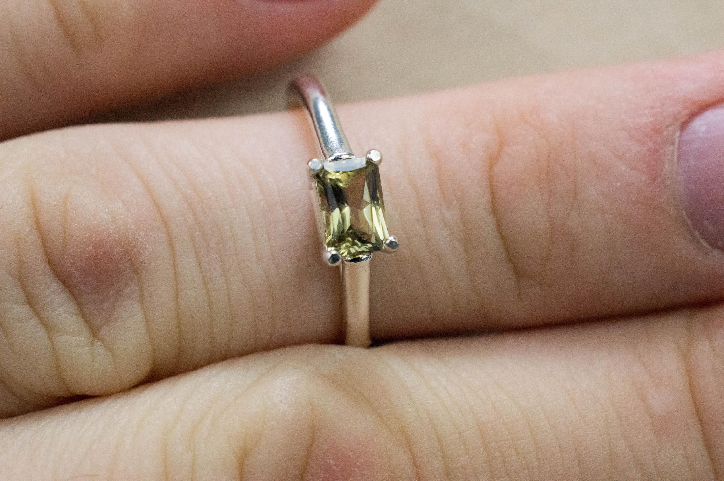 Zircon Ring; Genuine Untreated Sri Lanka Yellow Zircon; 0.650cts - Mark Oliver Gems