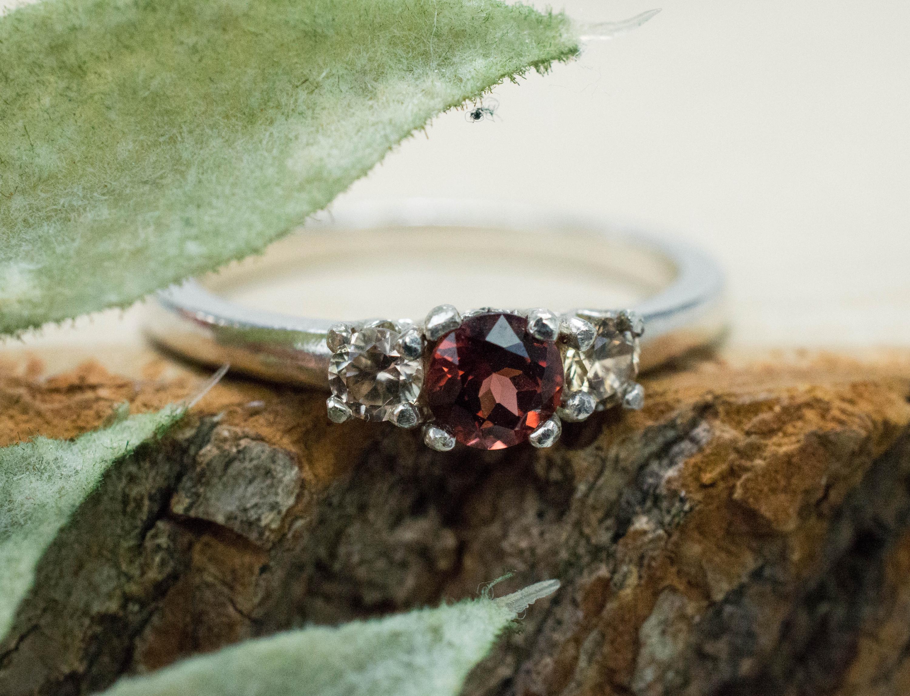 Zircon Ring; Genuine Untreated Tanzania Zircon; 0.420cts - Mark Oliver Gems