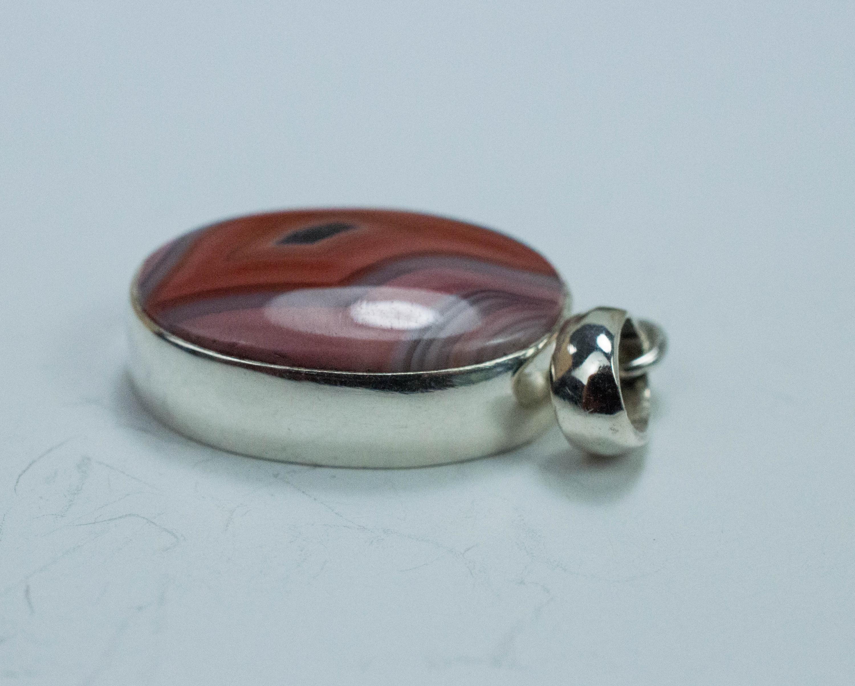 Agate Pendant; Natural Untreated Malawi Agate - Mark Oliver Gems