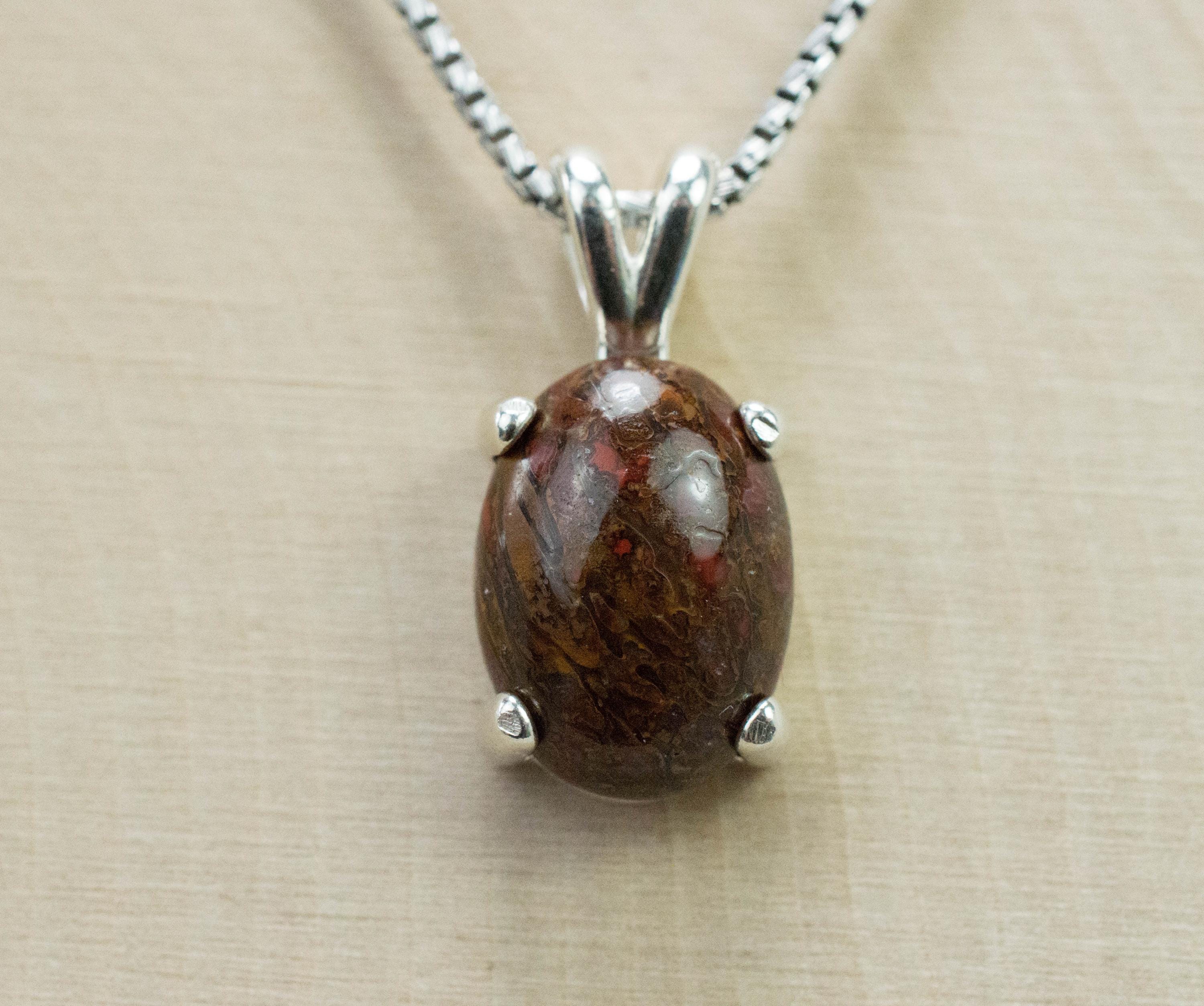 Dinosaur Bone Pendant; Natural Untreated Utah Dino Bone; 4.900cts - Mark Oliver Gems