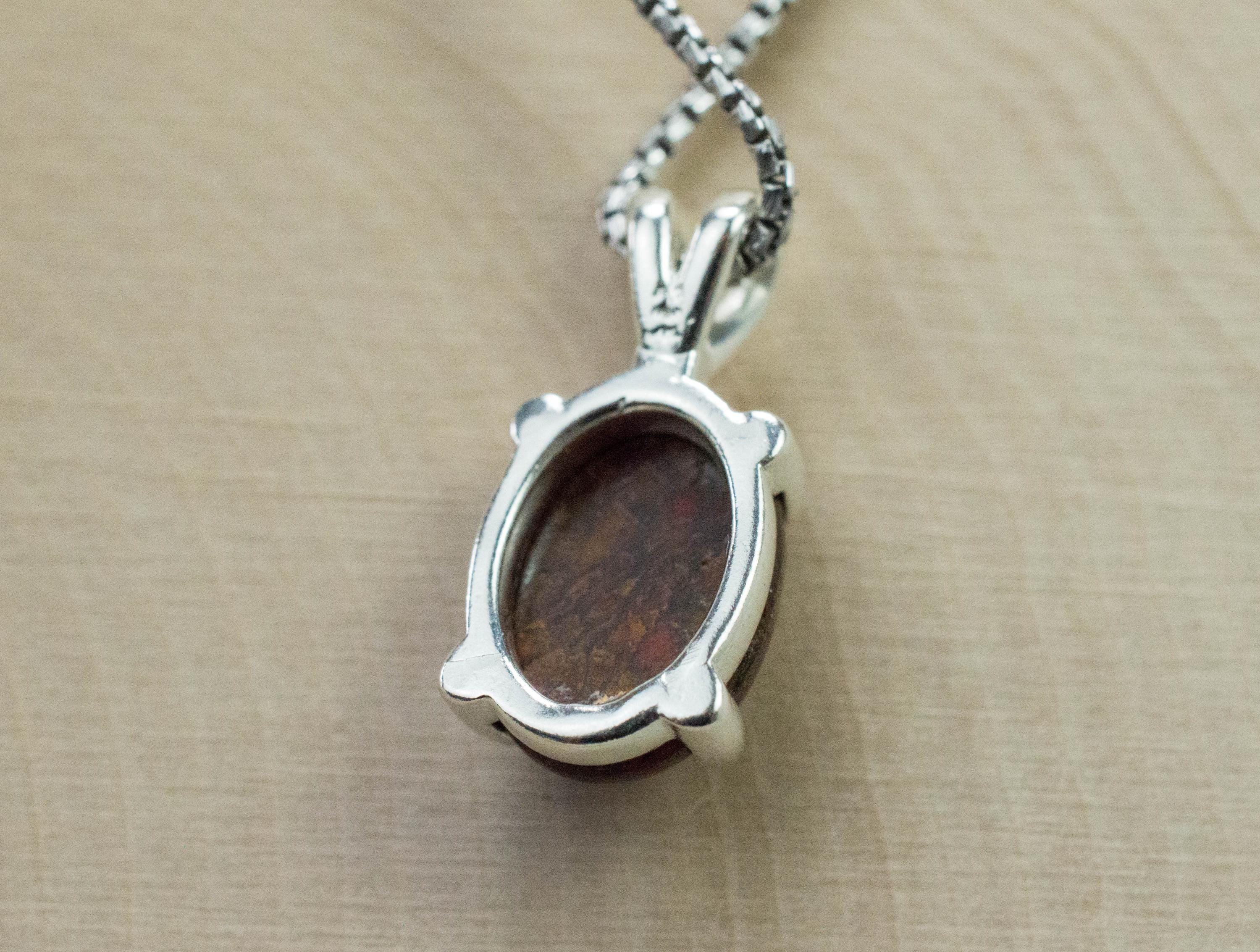 Dinosaur Bone Pendant; Natural Untreated Utah Dino Bone; 4.900cts - Mark Oliver Gems