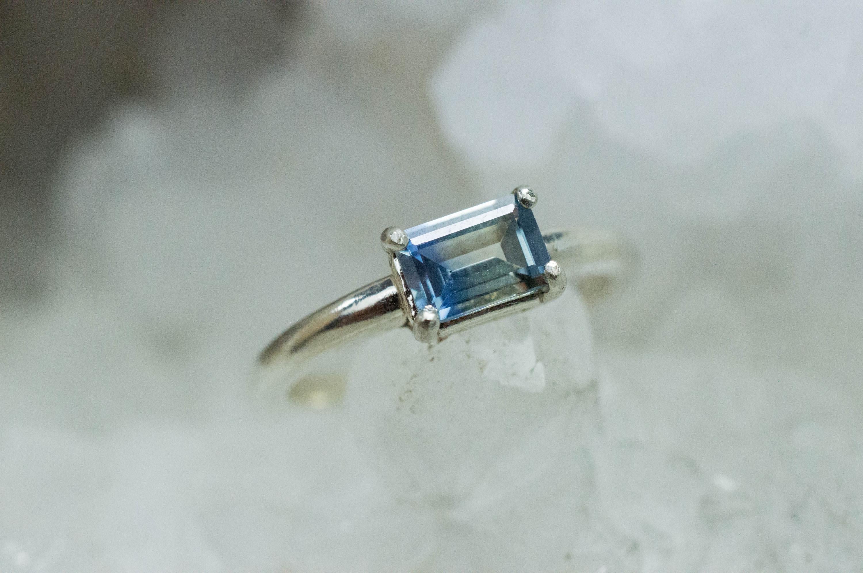 Australia Sapphire Ring, Natural Untreated Parti Sapphire; 0.820cts - Mark Oliver Gems