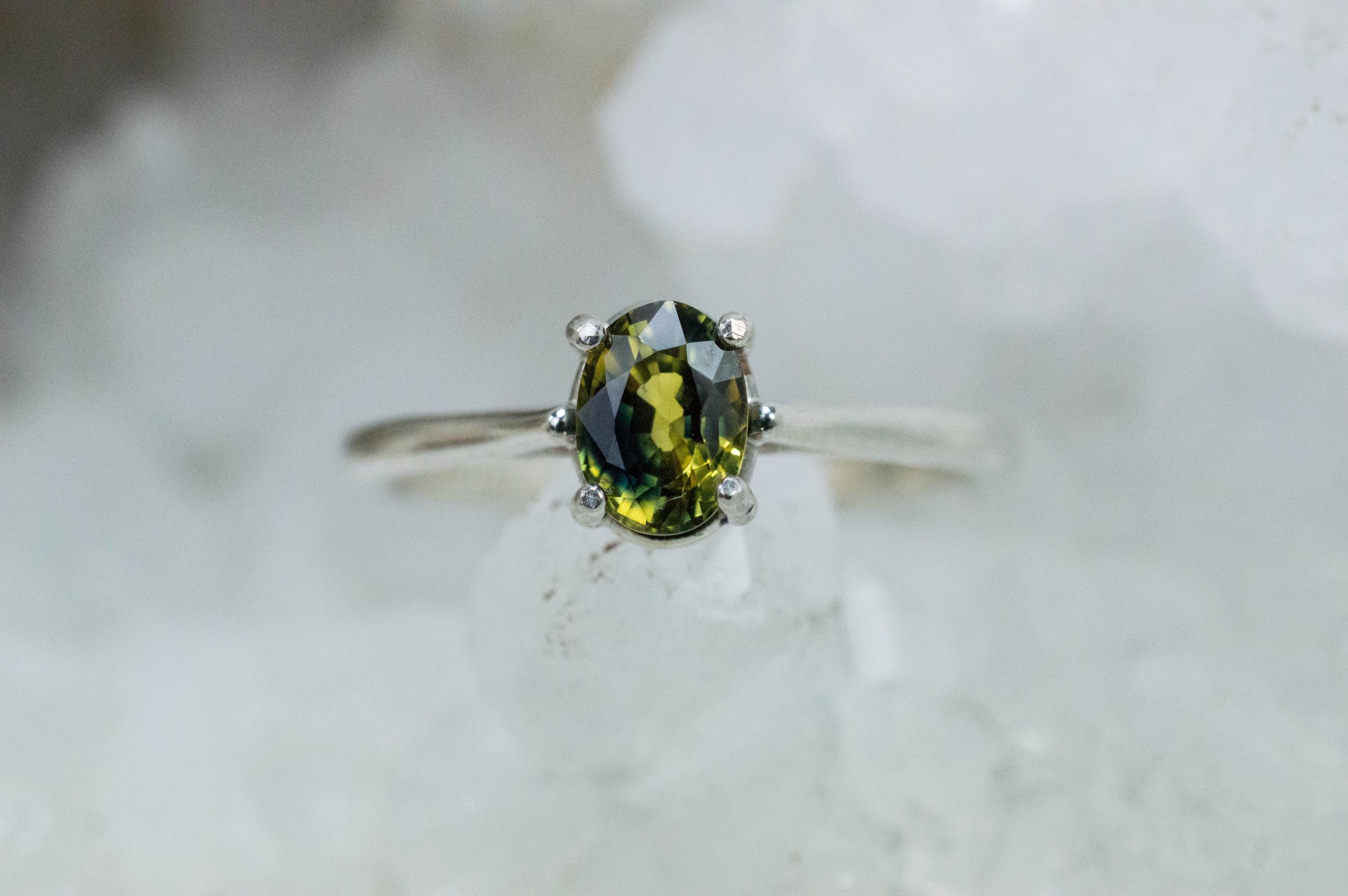 Australia Sapphire Ring, Natural Untreated Parti Sapphire; 1.250cts - Mark Oliver Gems