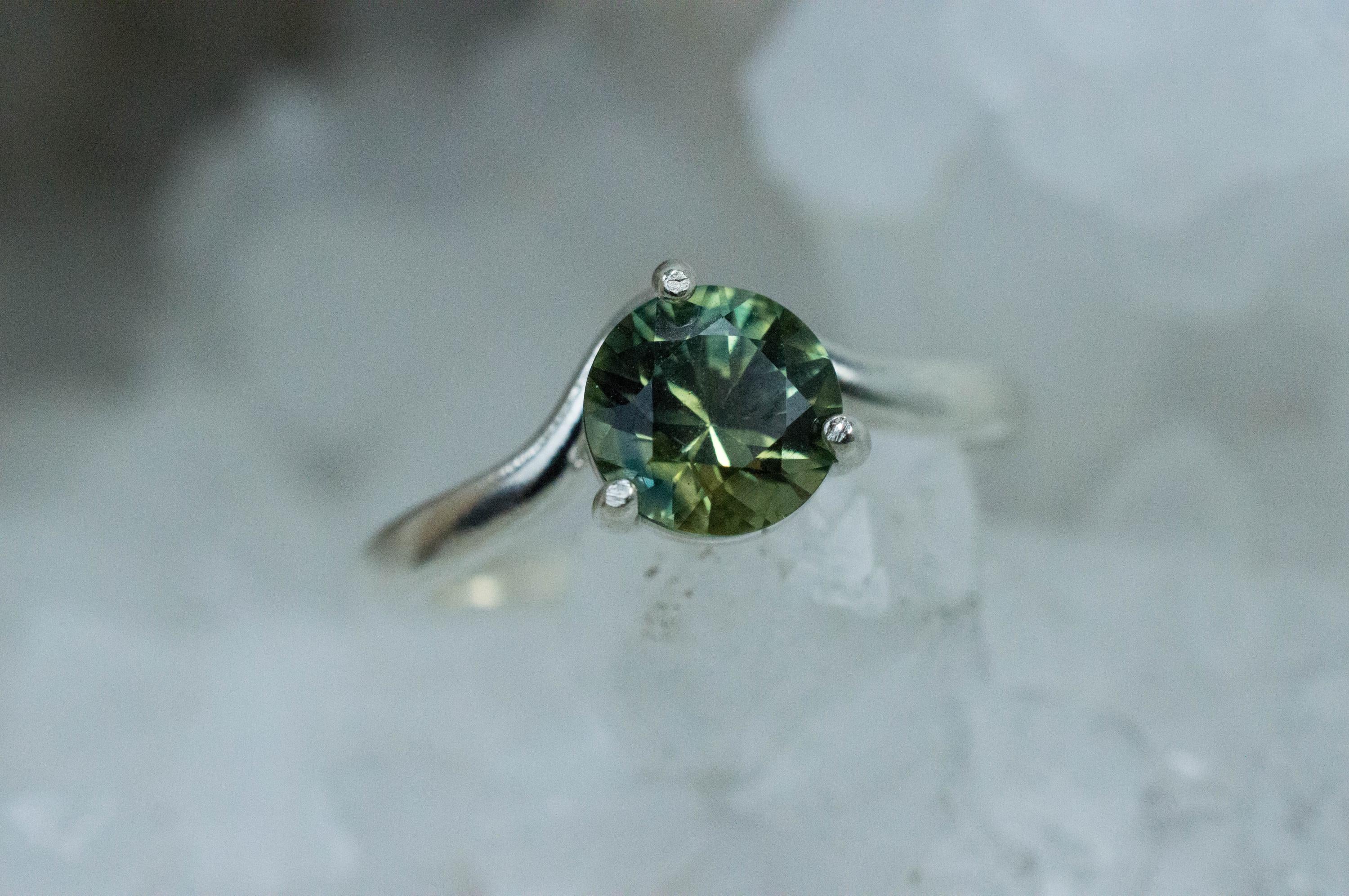 Australia Sapphire Ring, Natural Untreated Sapphire; 1.465cts - Mark Oliver Gems