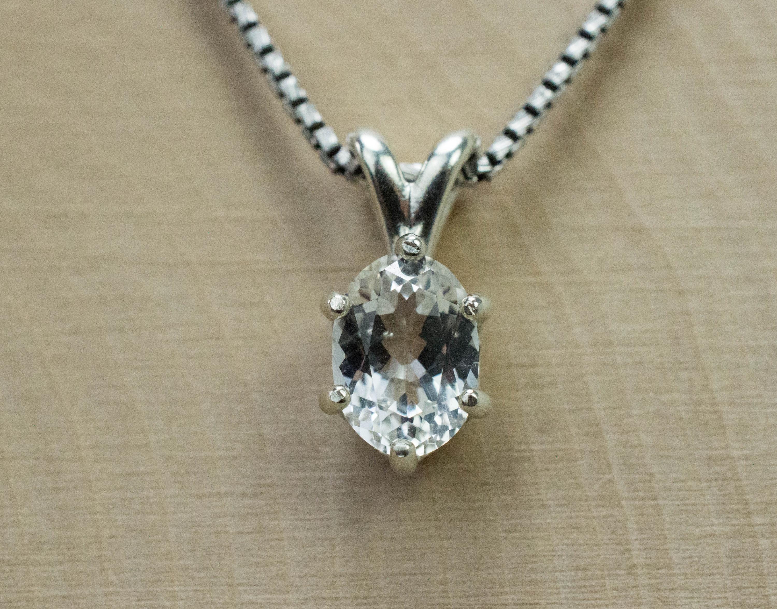 Phenakite Pendant; Natural Untreated Ukraine Phenakite; 1.520cts - Mark Oliver Gems