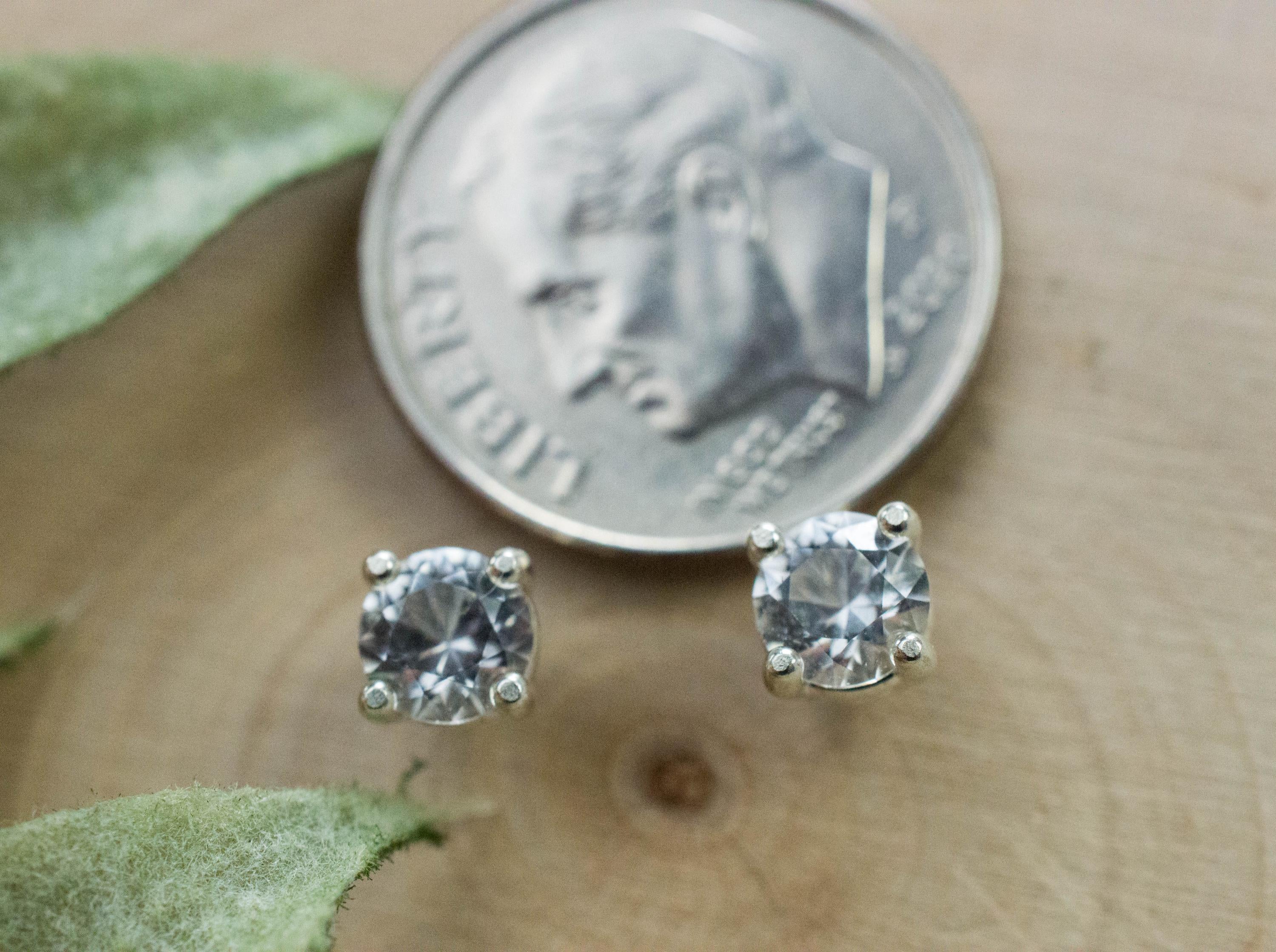 Phenakite Earrings; Natural Untreated Phenakite; 0.665cts - Mark Oliver Gems