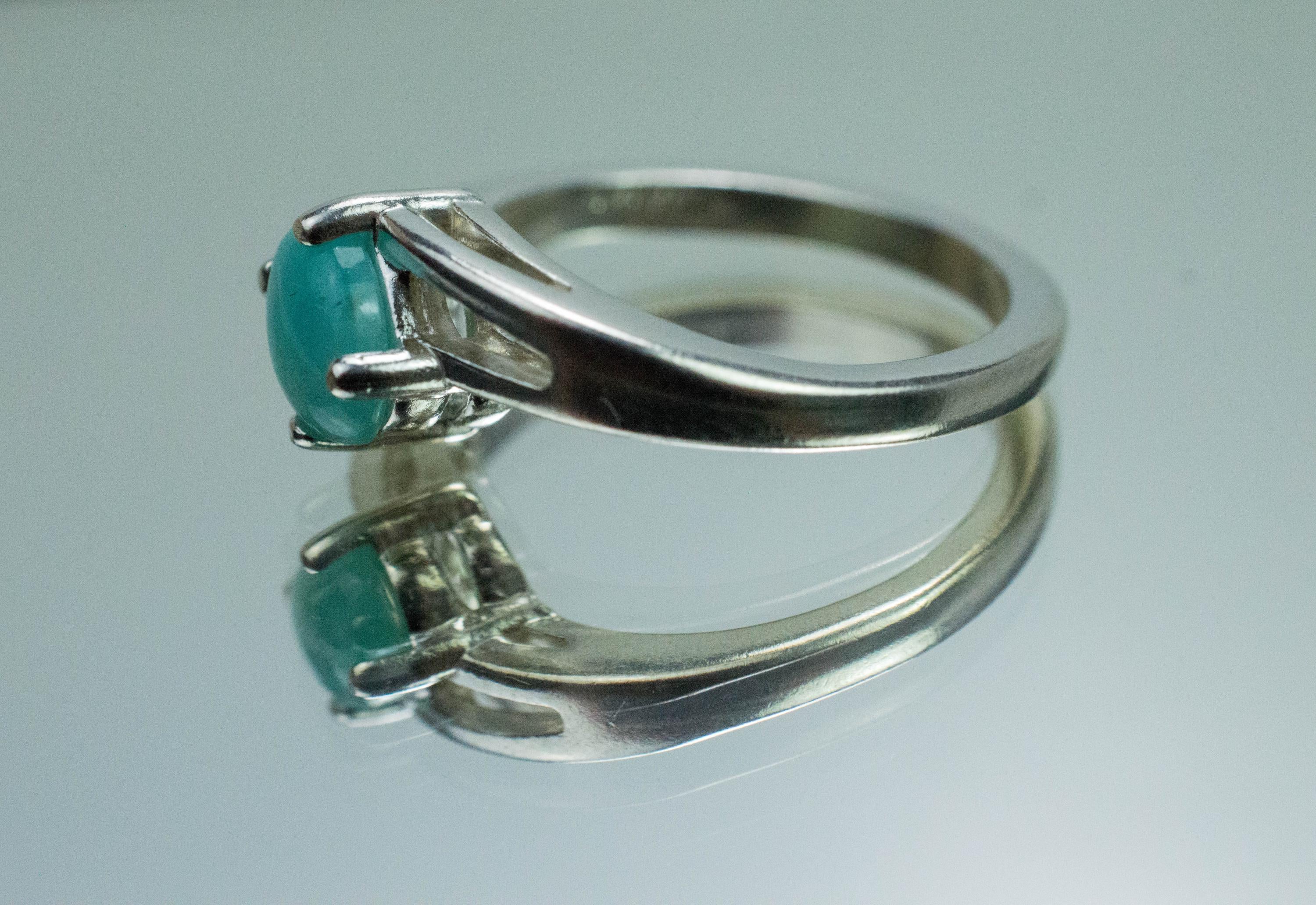 Amazonite Pendant; Natural Untreated Peru Amazonite; 0.785cts - Mark Oliver Gems