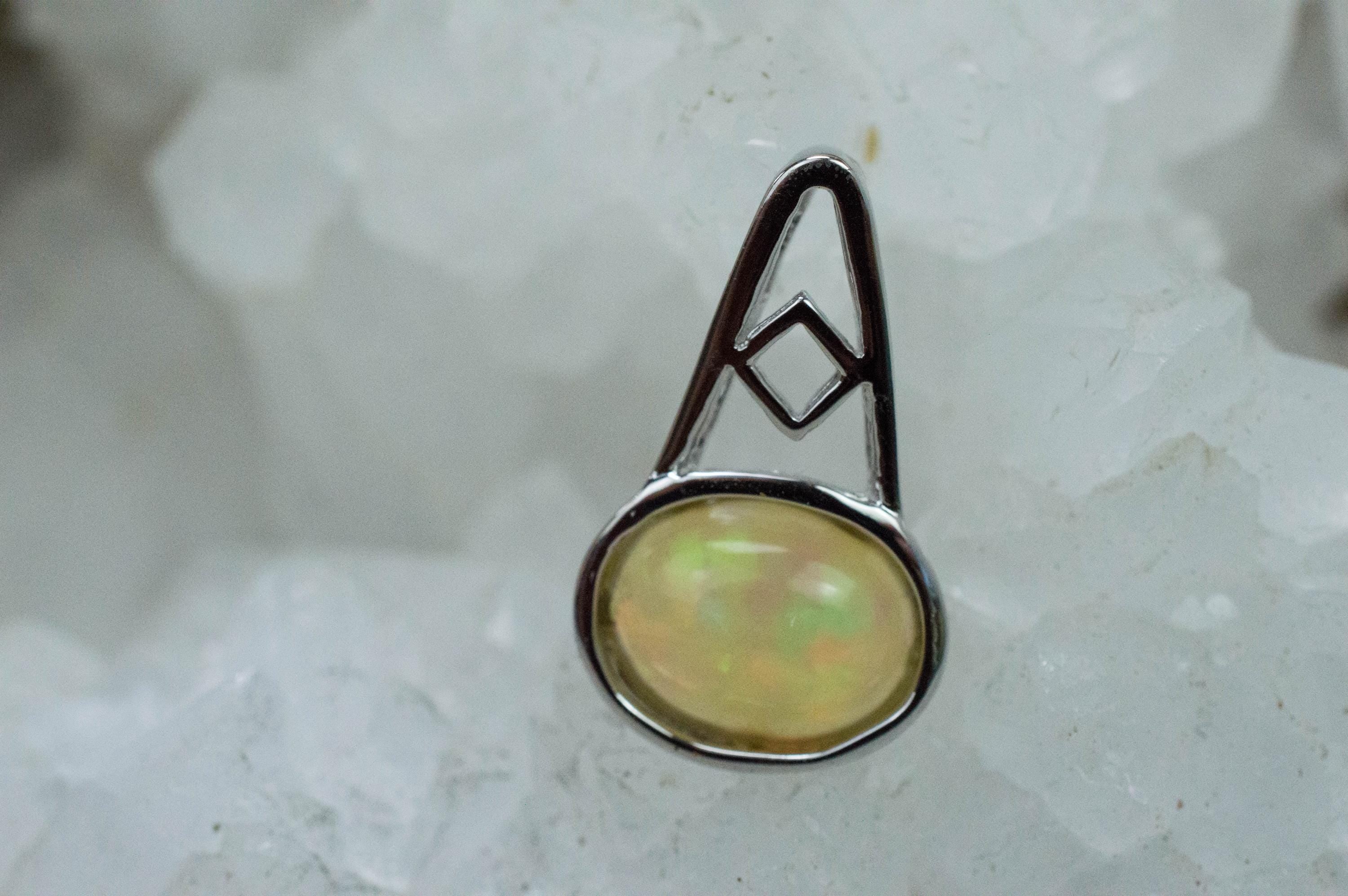 Ethiopian Opal Pendant, Natural Untreated Welo Opal; 1.265cts - Mark Oliver Gems
