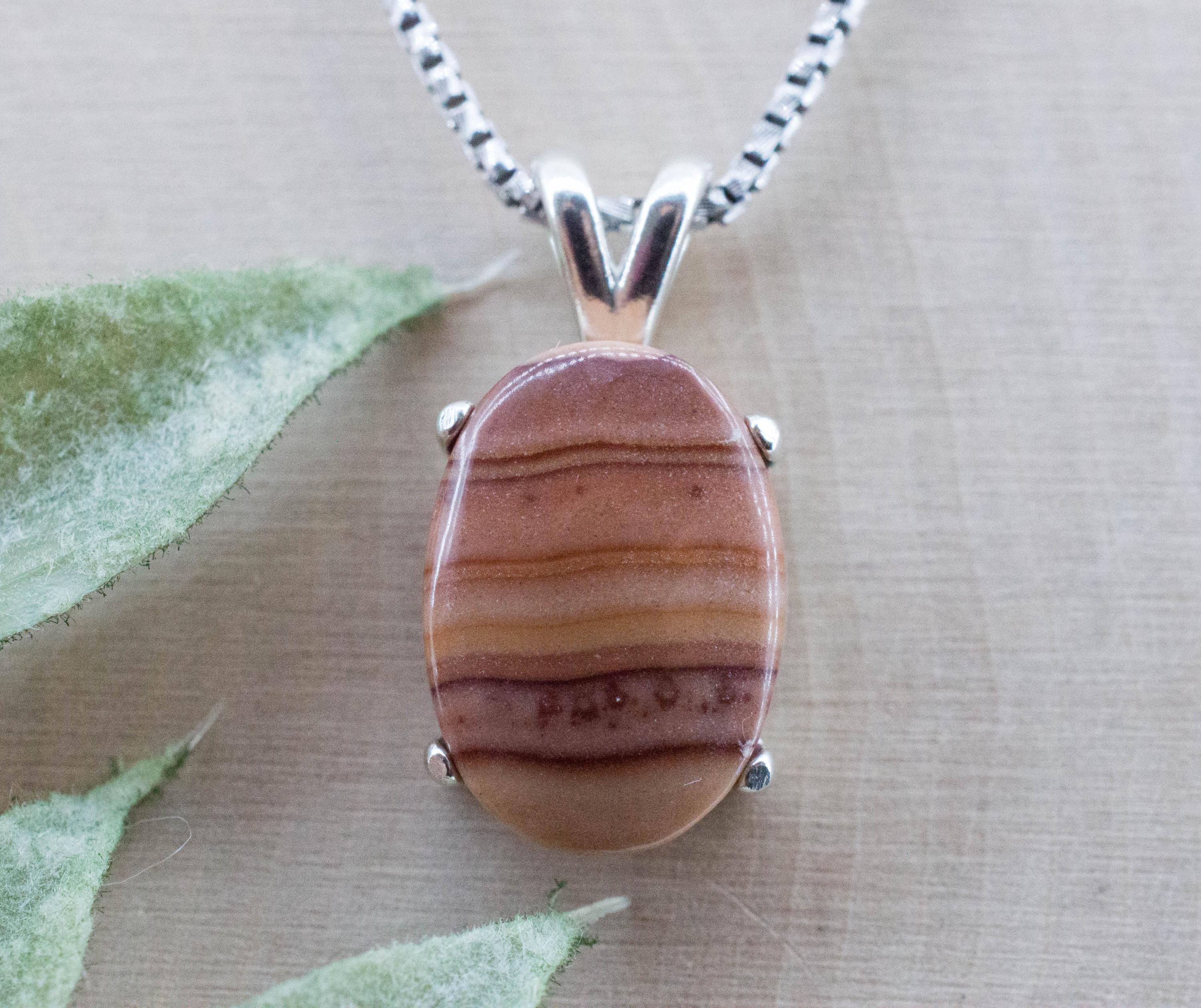 Dolomite Pendant; Natural Untreated Mexico Rolling Hills Dolomite; 7.145cts - Mark Oliver Gems