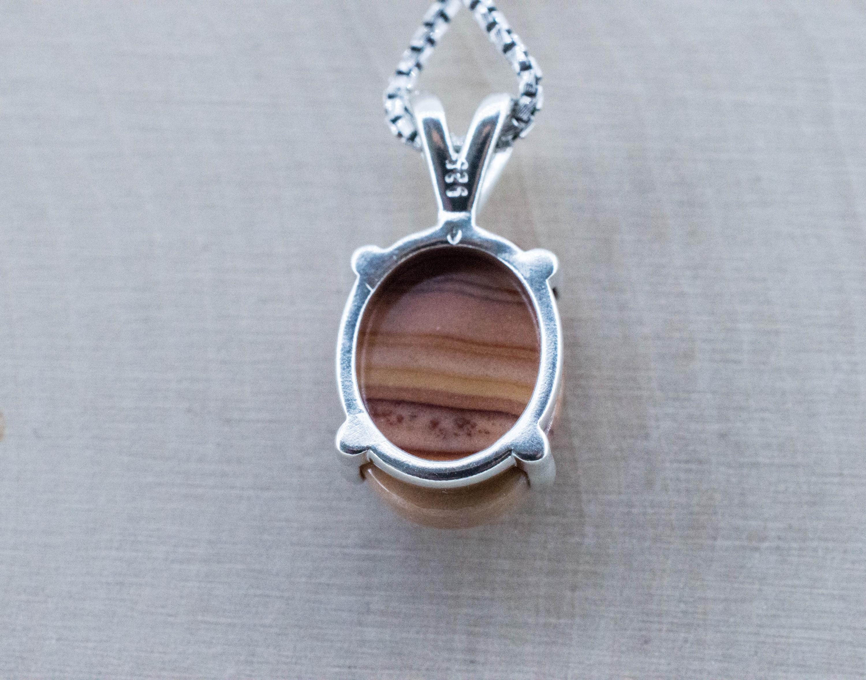 Dolomite Pendant; Natural Untreated Mexico Rolling Hills Dolomite; 7.145cts - Mark Oliver Gems