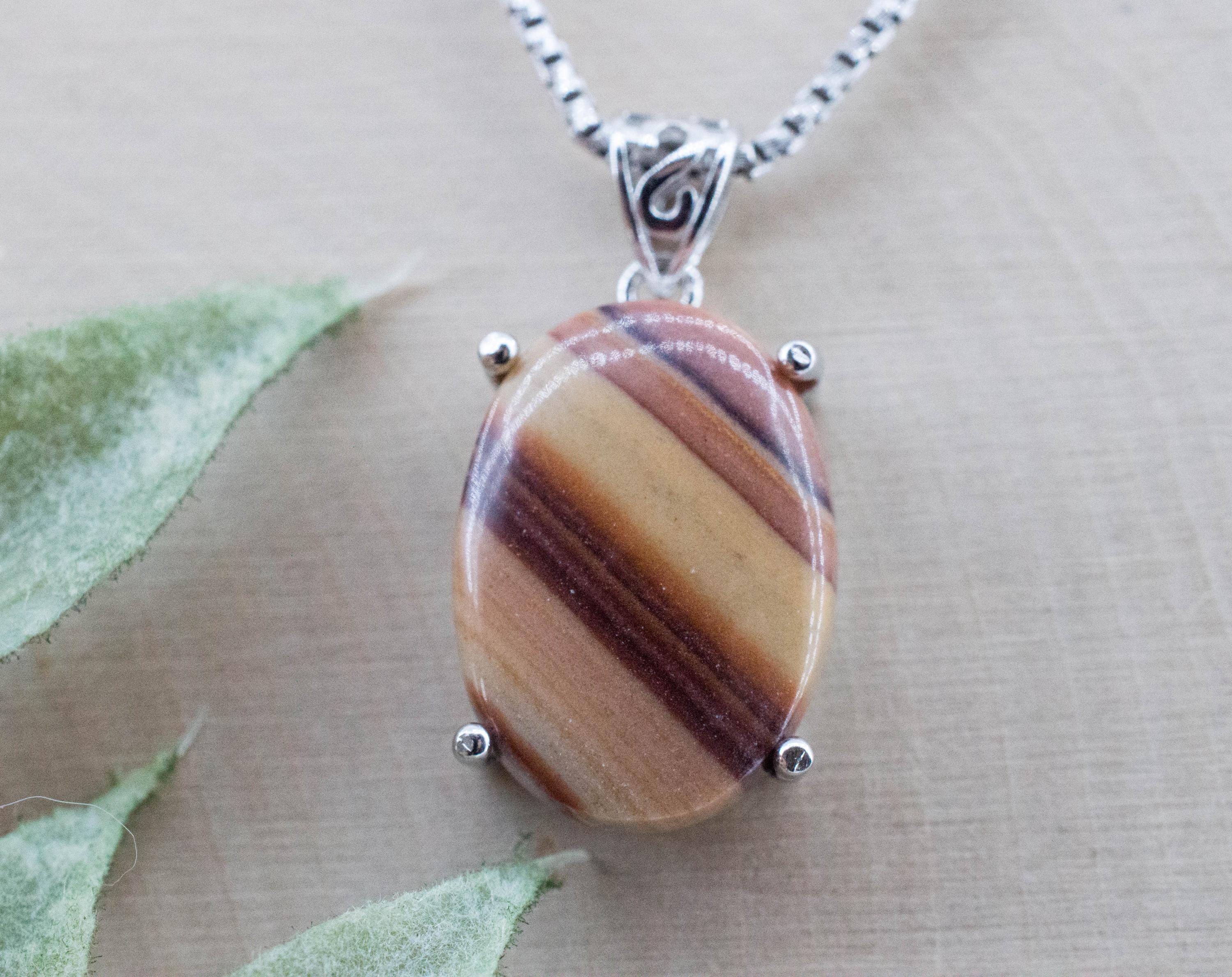 Dolomite Pendant; Natural Untreated Mexico Rolling Hills Dolomite; 8.925cts - Mark Oliver Gems