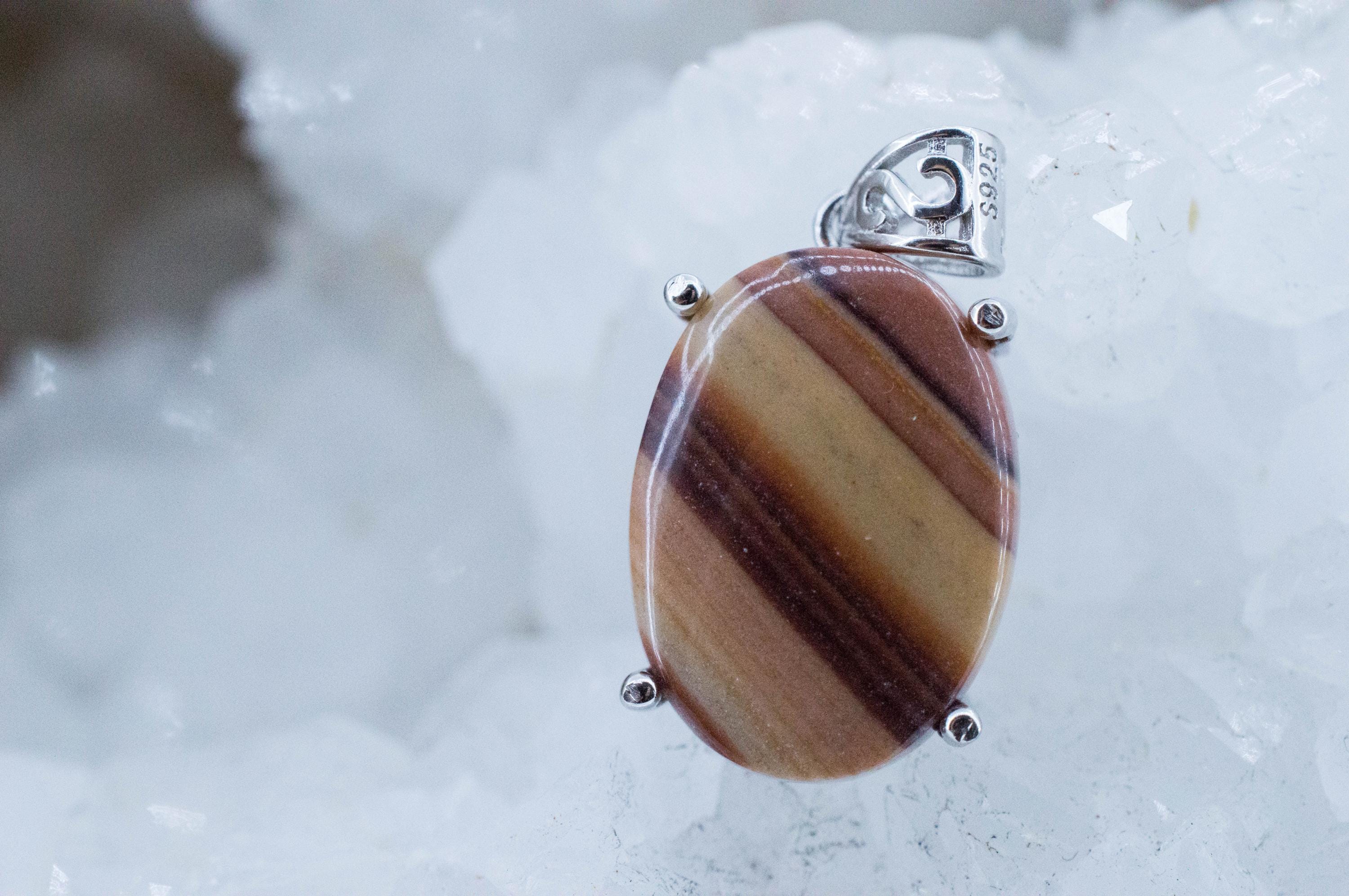 Dolomite Pendant; Natural Untreated Mexico Rolling Hills Dolomite; 8.925cts - Mark Oliver Gems