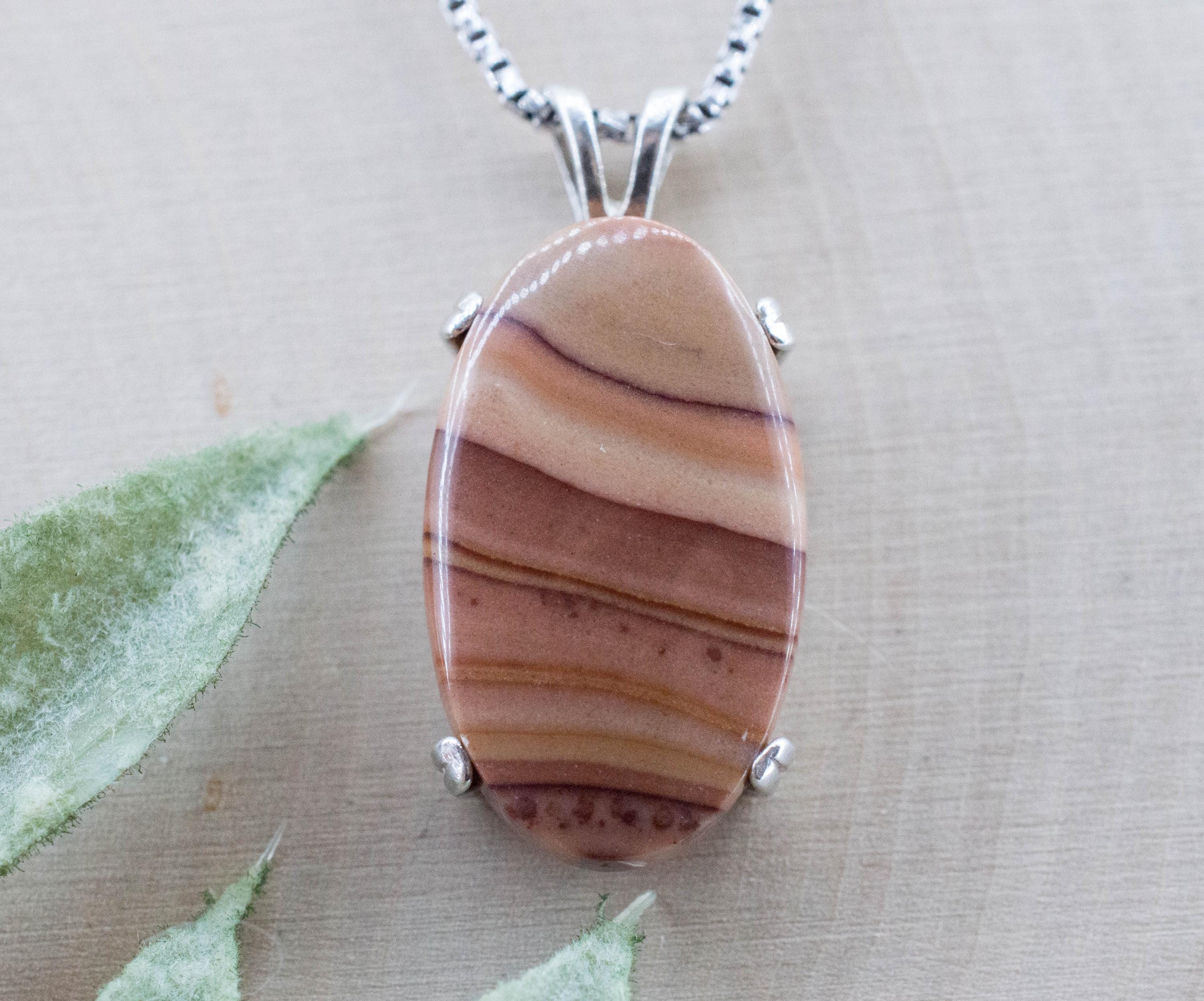 Dolomite Pendant; Natural Untreated Mexico Rolling Hills Dolomite; 14.875cts - Mark Oliver Gems