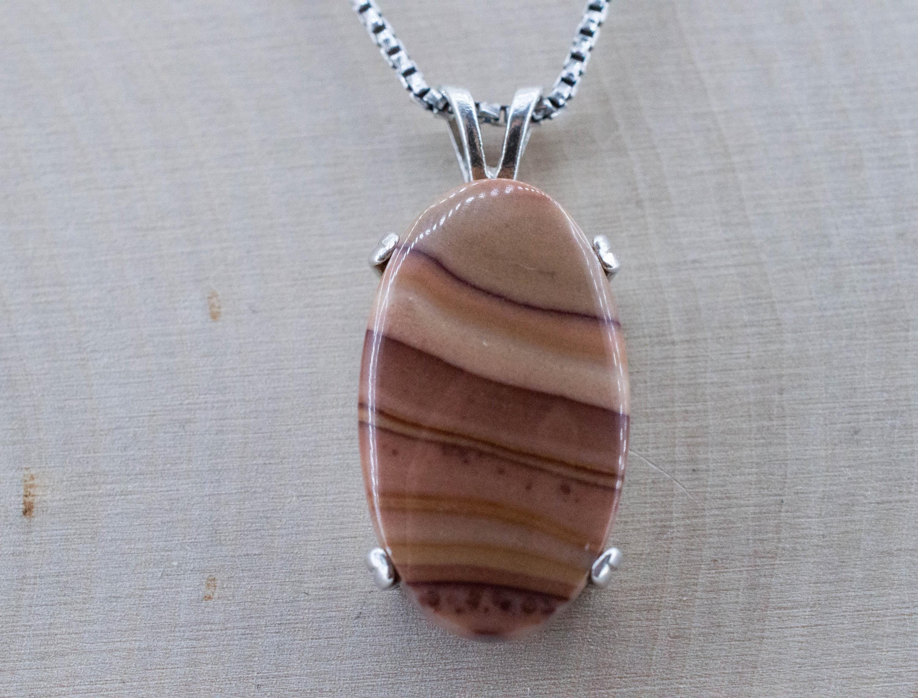 Dolomite Pendant; Natural Untreated Mexico Rolling Hills Dolomite; 14.875cts - Mark Oliver Gems