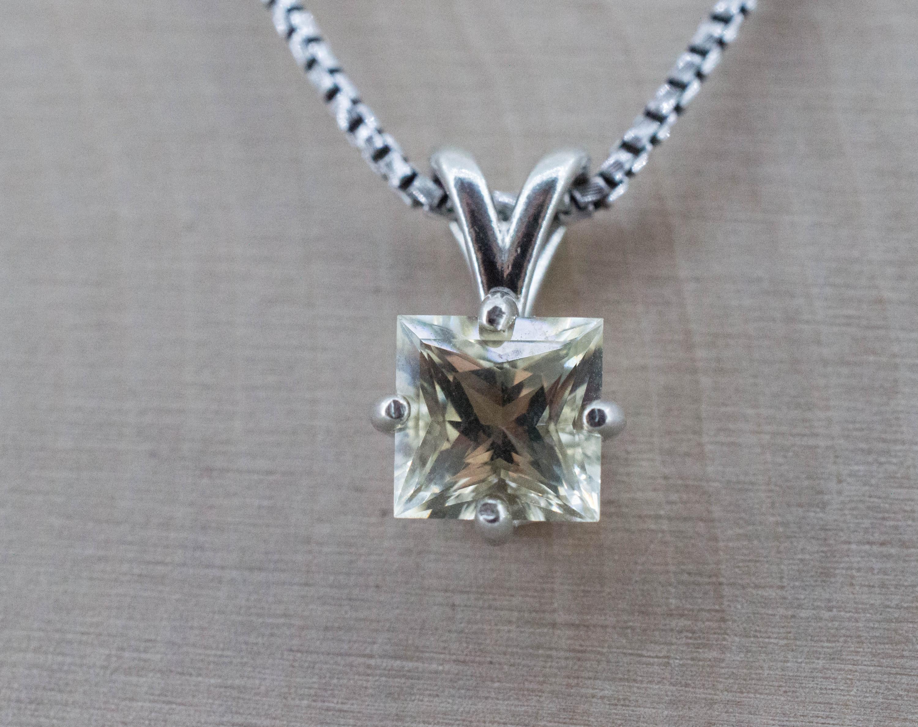 Oregon Sunstone Pendant, Genuine Untreated USA Yellow Sunstone; 1.445cts - Mark Oliver Gems