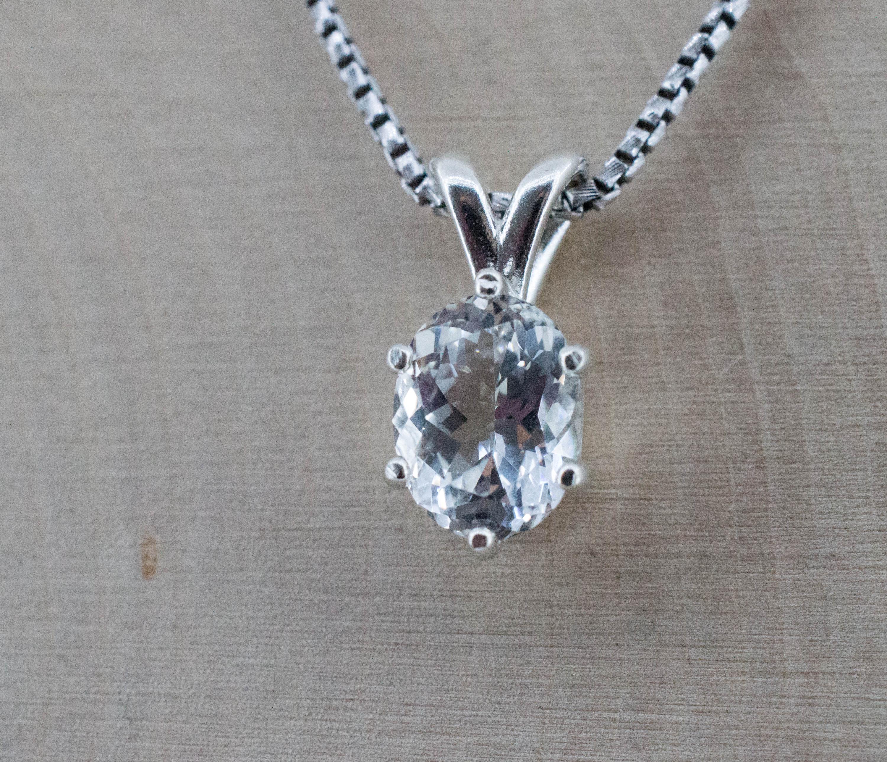 Topaz Pendant; Natural Untreated Colombia Topaz; 2.330cts - Mark Oliver Gems