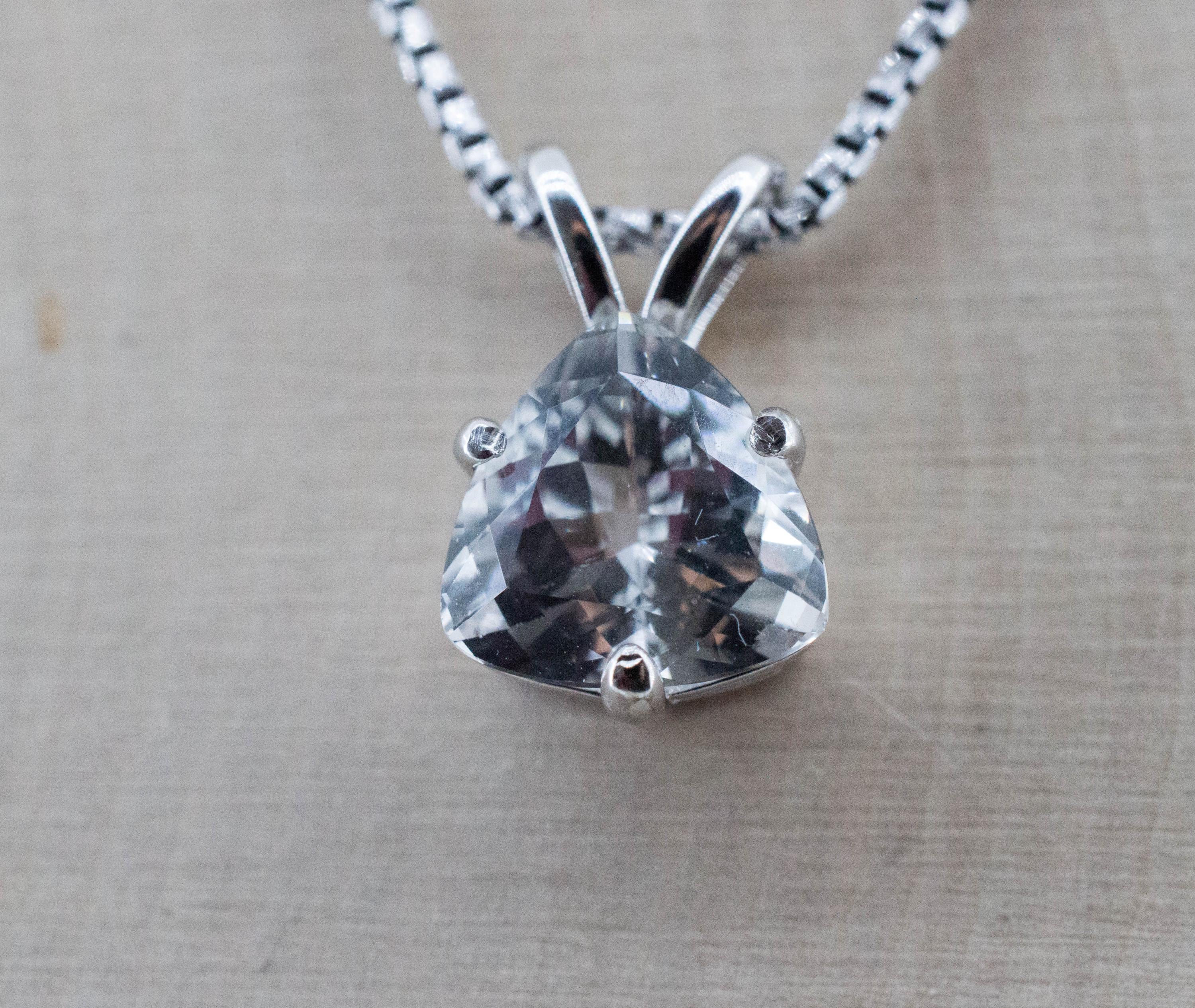 Topaz Pendant; Natural Untreated Colombia Topaz; 3.380cts - Mark Oliver Gems