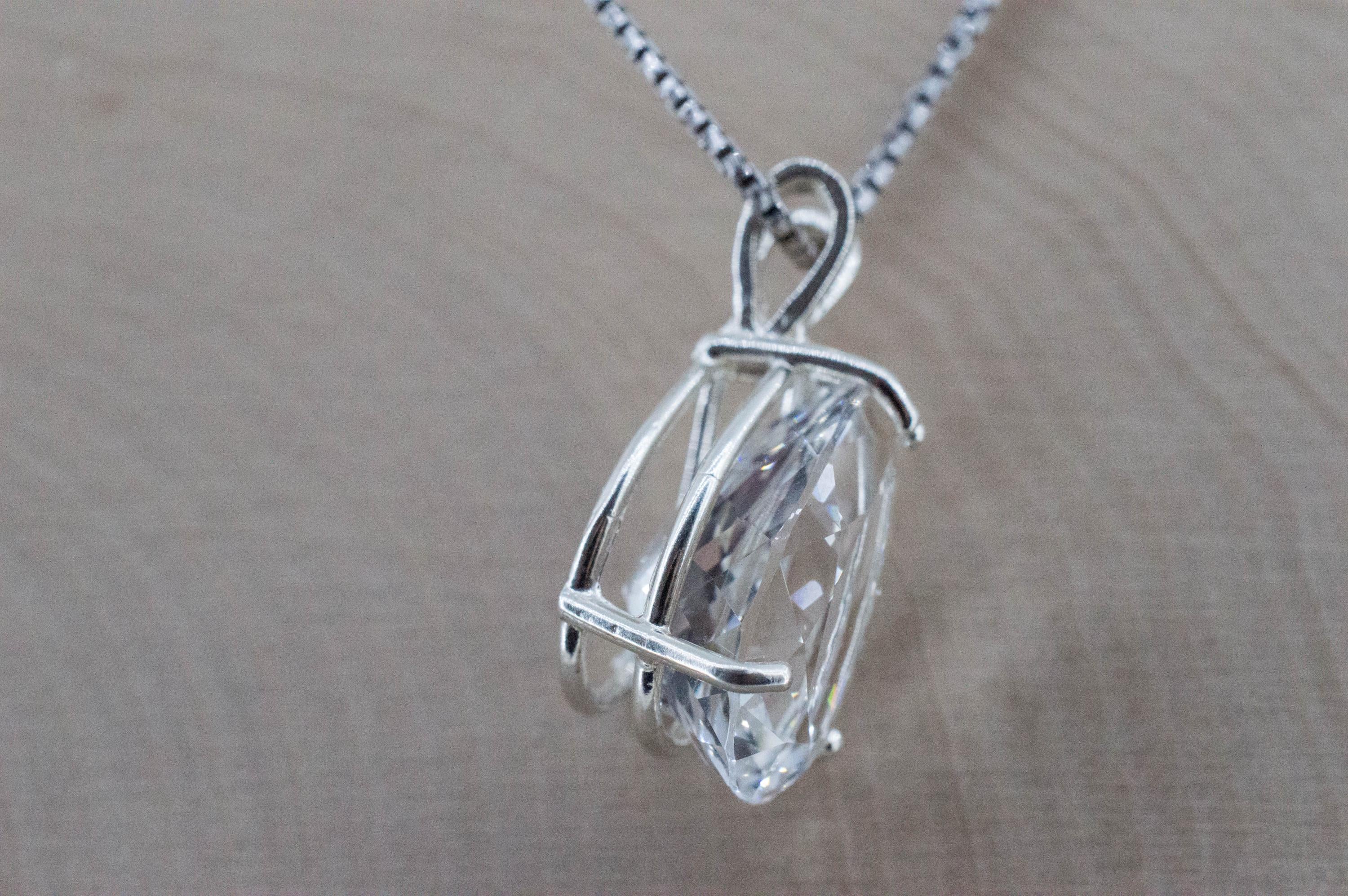 Topaz Pendant; Natural Untreated Colombia Topaz; 16.350cts - Mark Oliver Gems