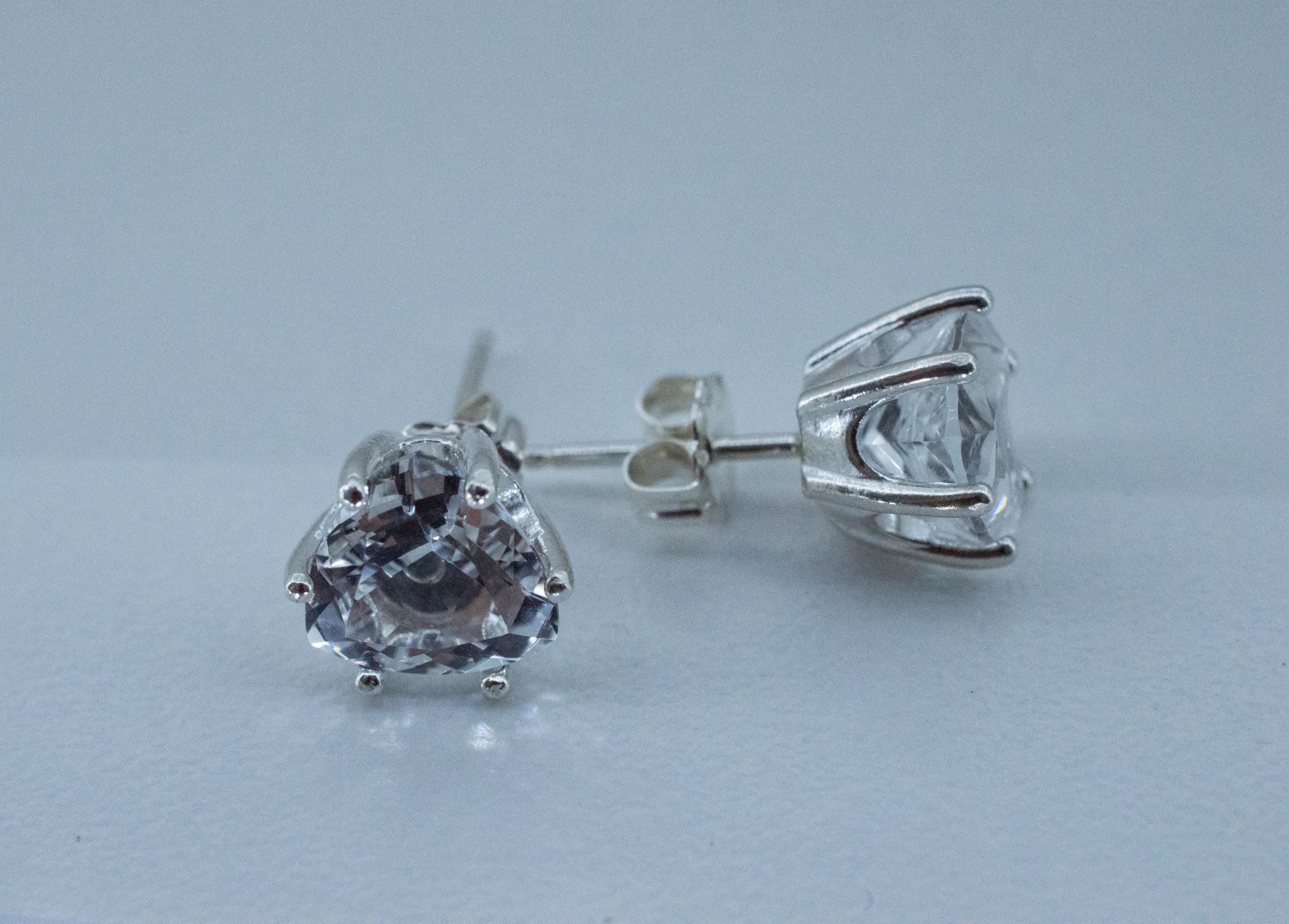 Topaz Earrings; Natural Untreated Colombia Topaz; 5.105cts - Mark Oliver Gems